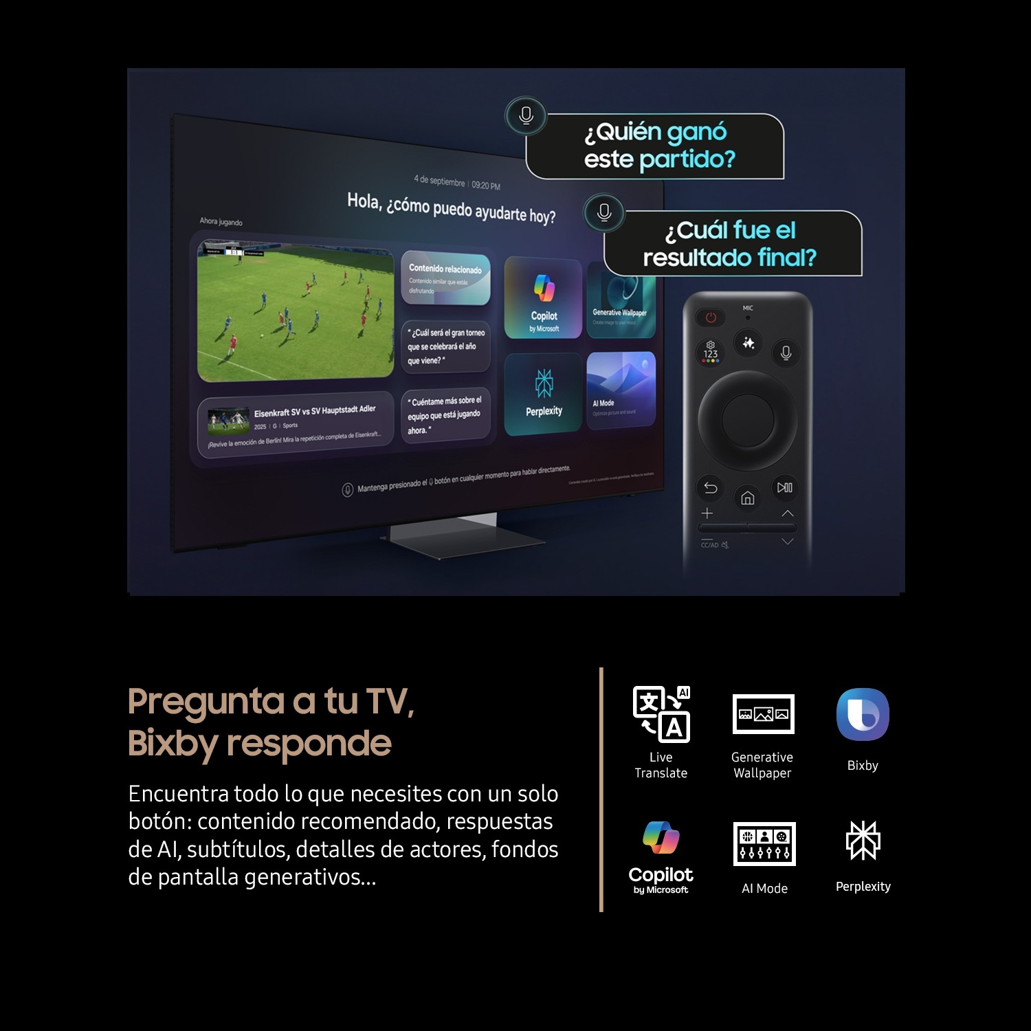 TV 77" OLED S85F 4K Samsung Vision AI Smart TV (2025) Negro