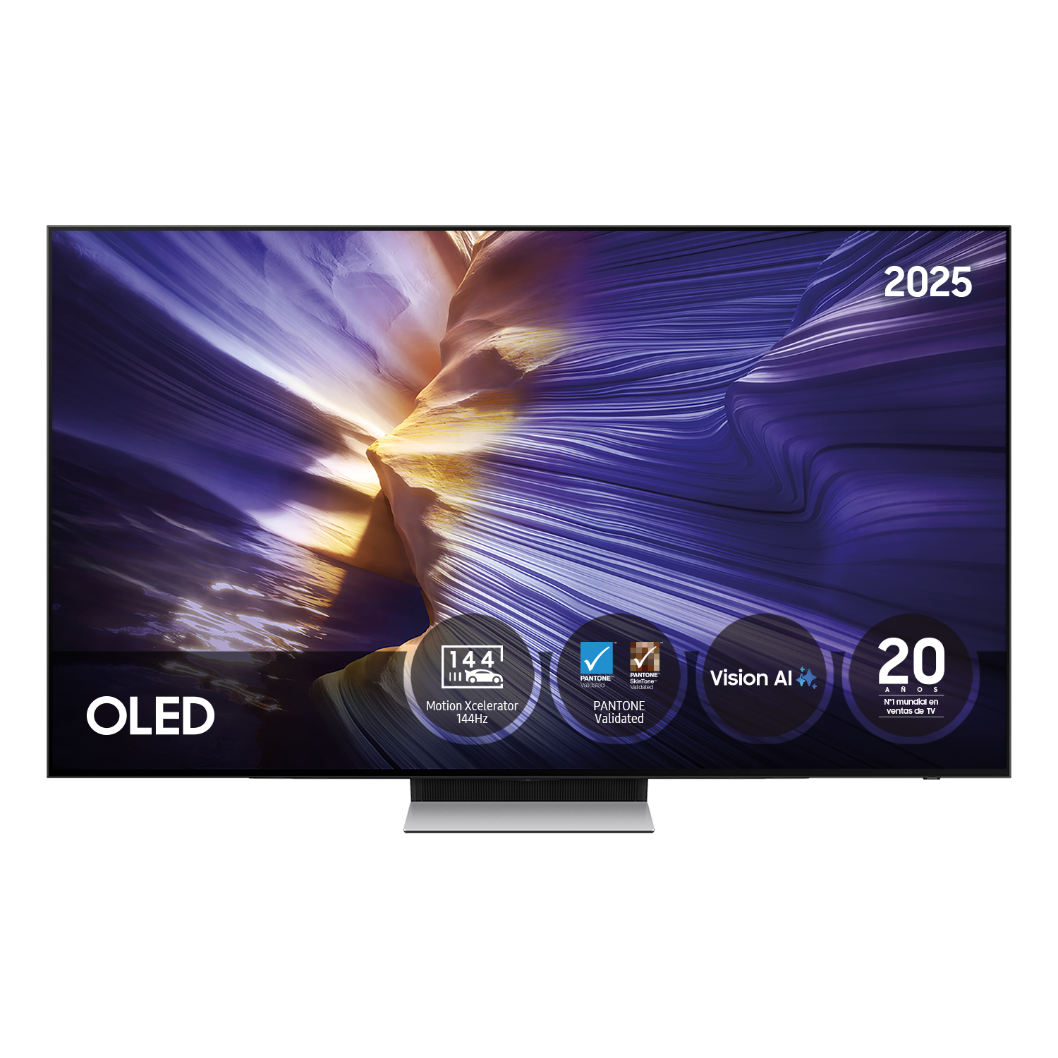 {size}" OLED S90F 4K Samsung Vision AI Smart TV (2025) TQ77S91FAEXXC Negro