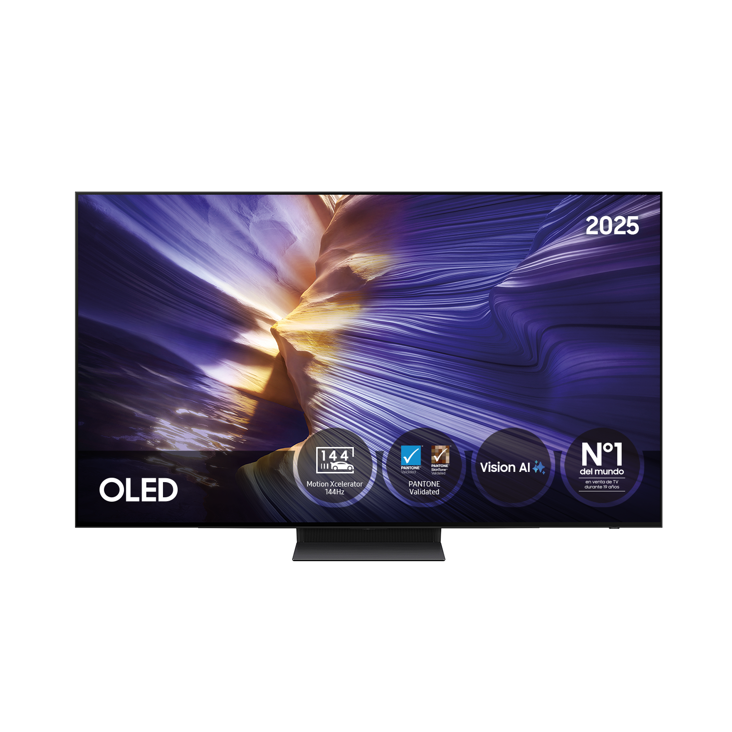 TV 77" OLED S93F 4K Samsung Vision AI Smart TV 2025 Negro