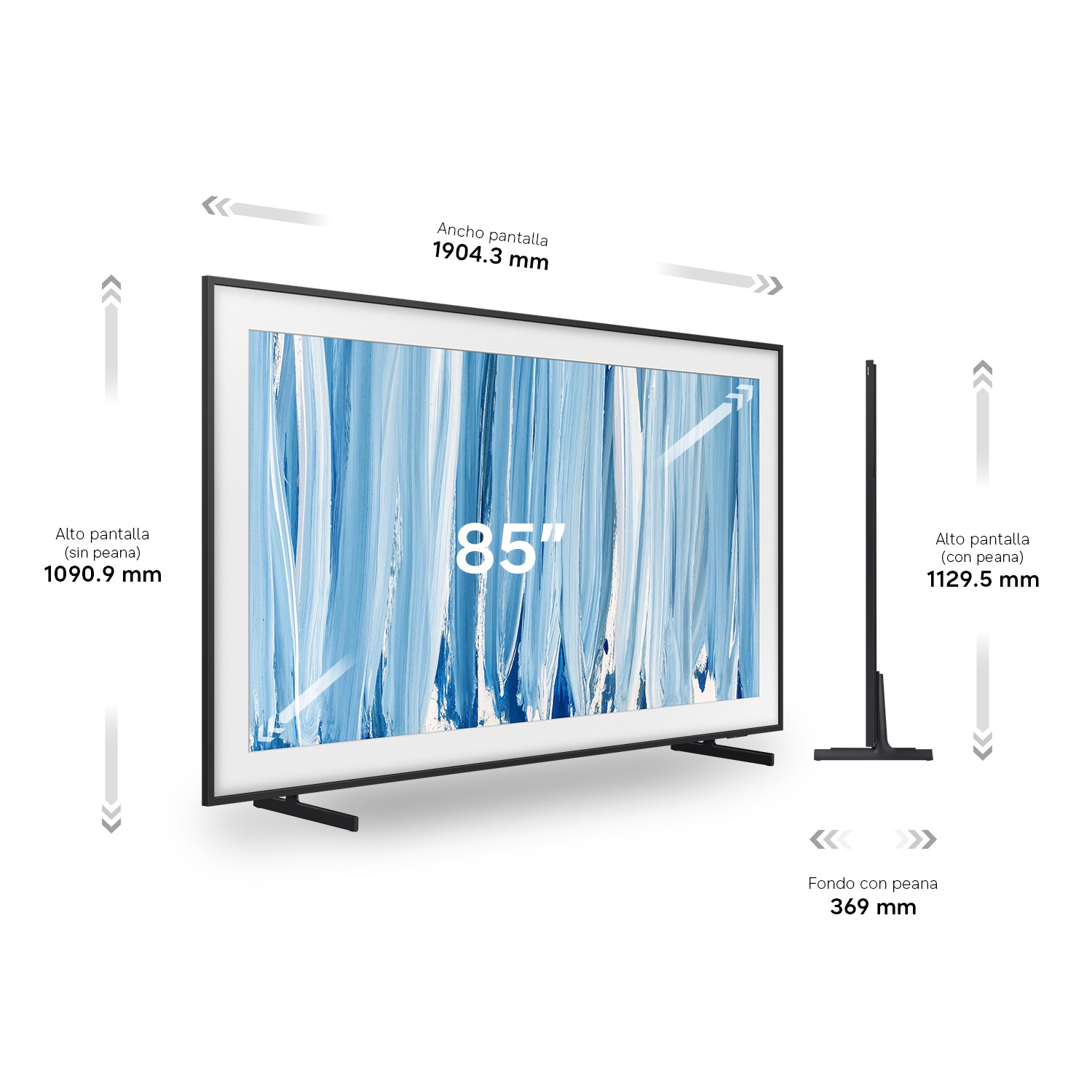 TV 85" THE FRAME PRO LS03HW 4K Samsung Vision AI Smart TV (2026)  Black