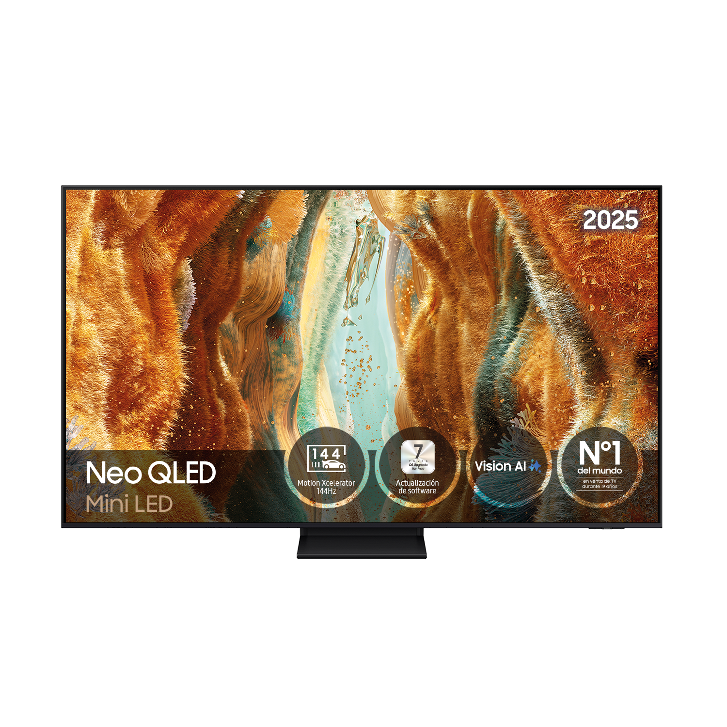 {size}\" Neo QLED QN73F 4K Samsung Vision AI Smart TV (2025) Black