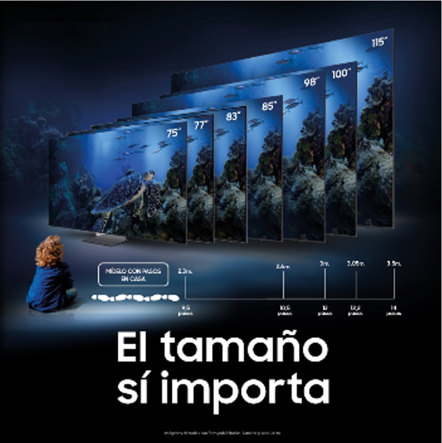 TV 98" Neo QLED QN90F 4K Samsung Vision AI Smart TV 2025 Negro