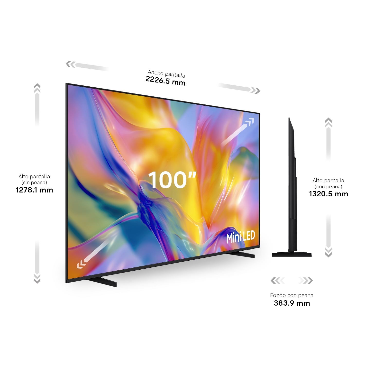 TV 100" Mnini LED M90H 4K Samsung Vision AI Smart TV (2026) Titanium Black