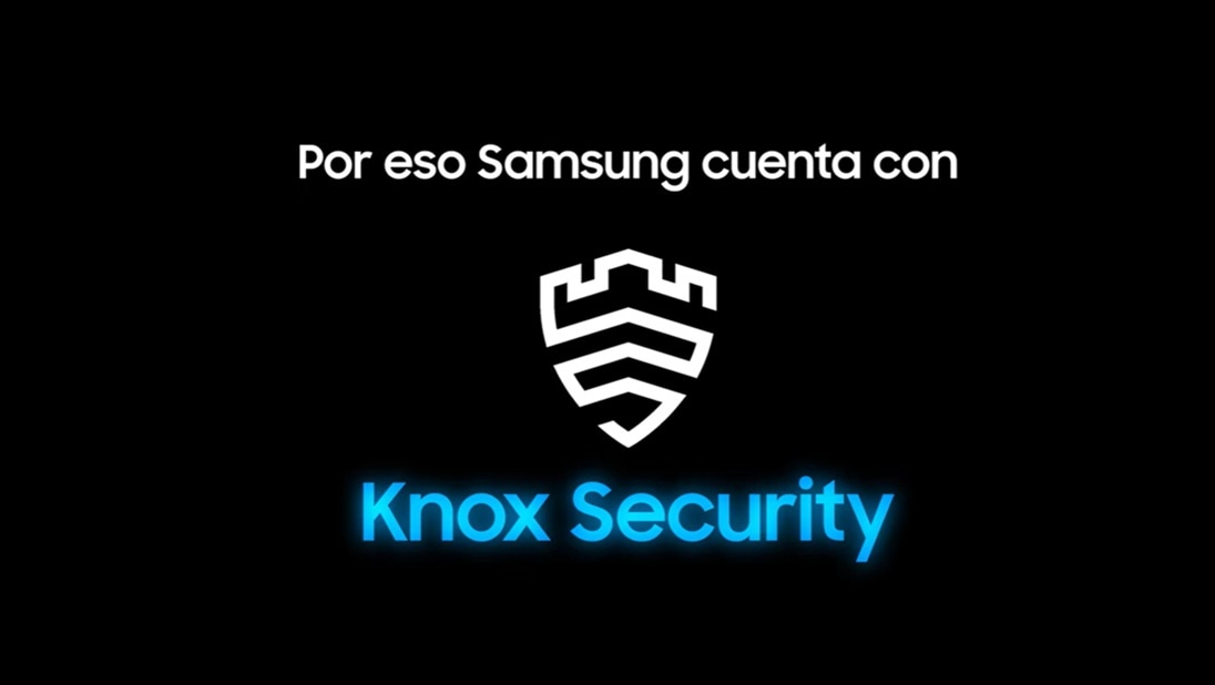 Video explicativo del sistema Knox Security en televisores Samsung, destacando funciones de protección de datos y seguridad avanzada.