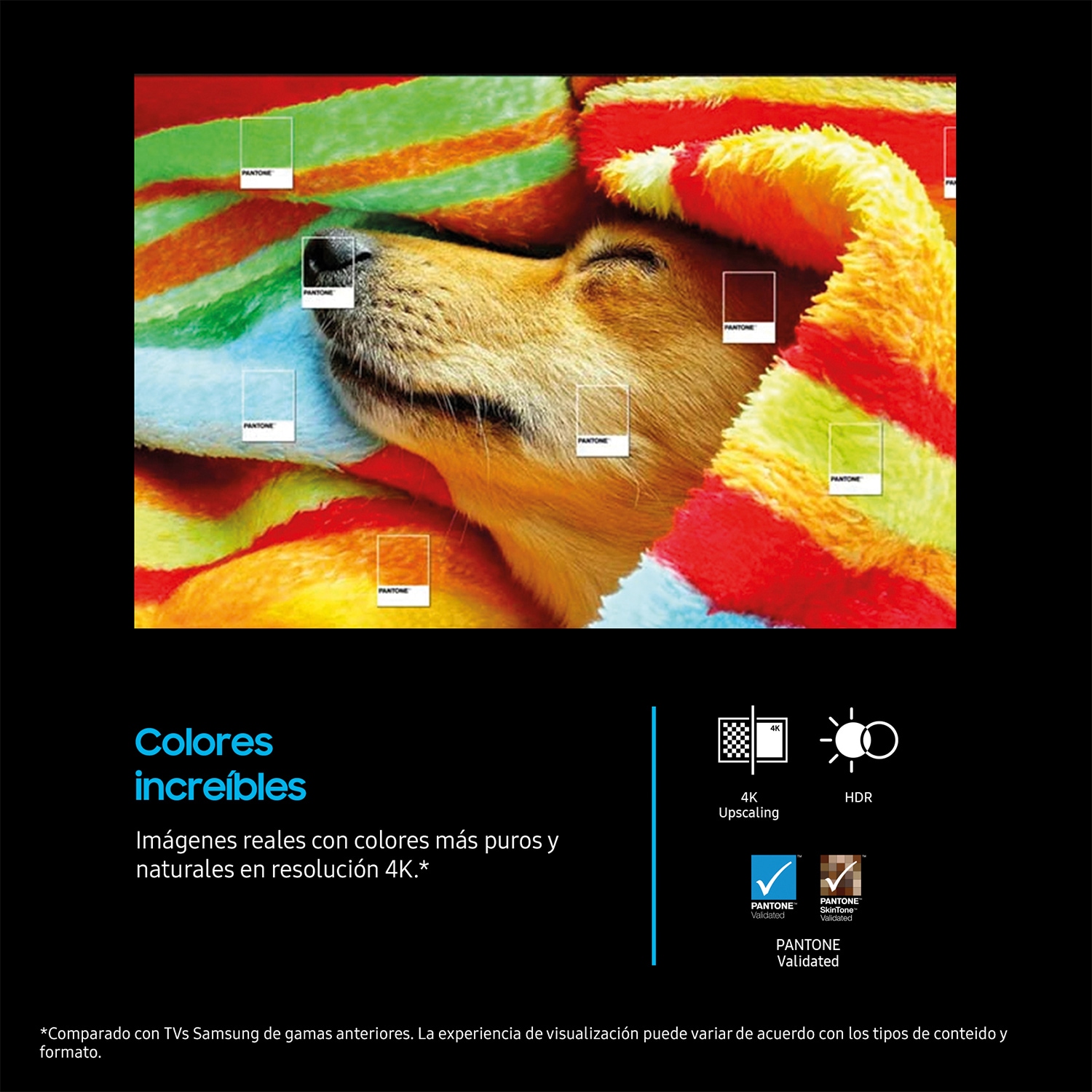 Crystal UHD U8075F 4K Smart TV (2025) Negro