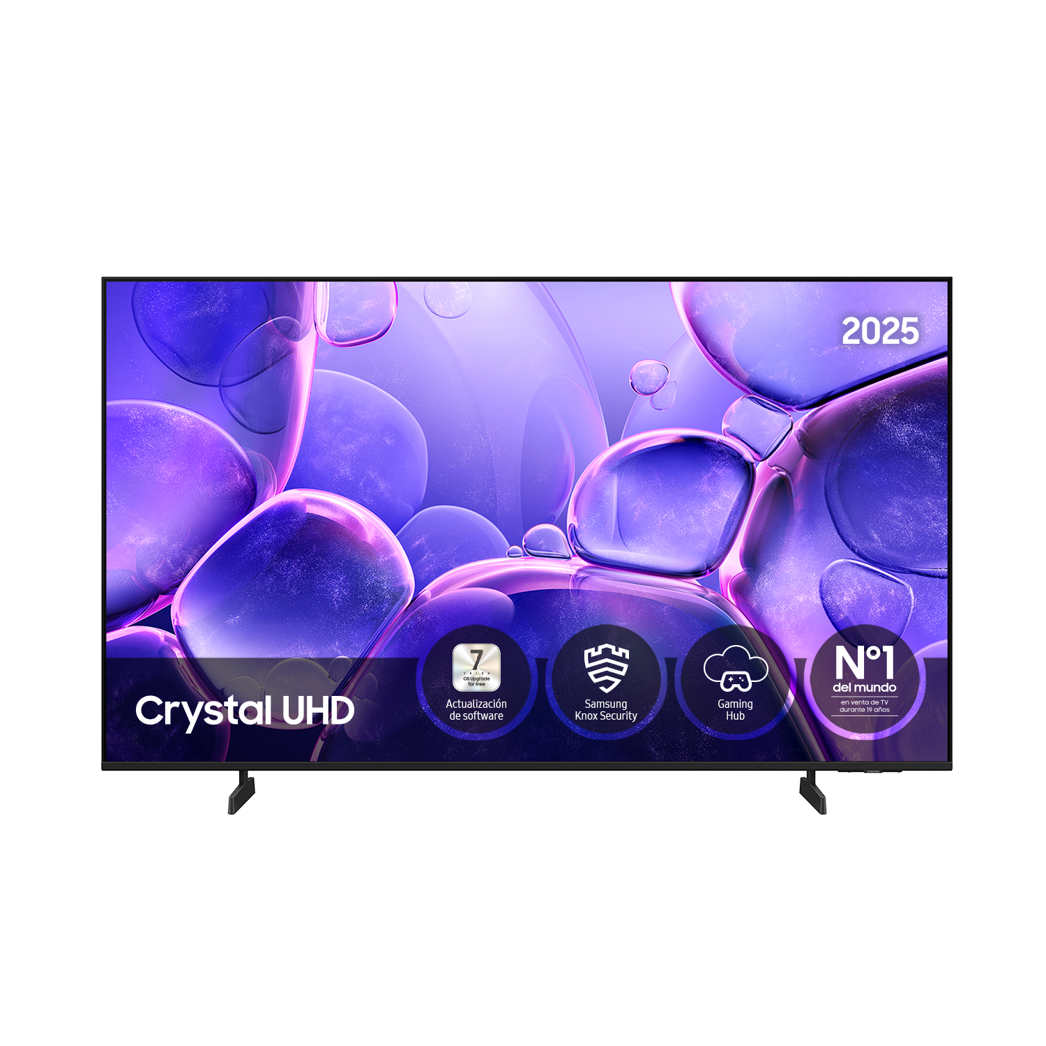 TV 43" Crystal UHD U8075F 4K Smart TV 2025 Negro