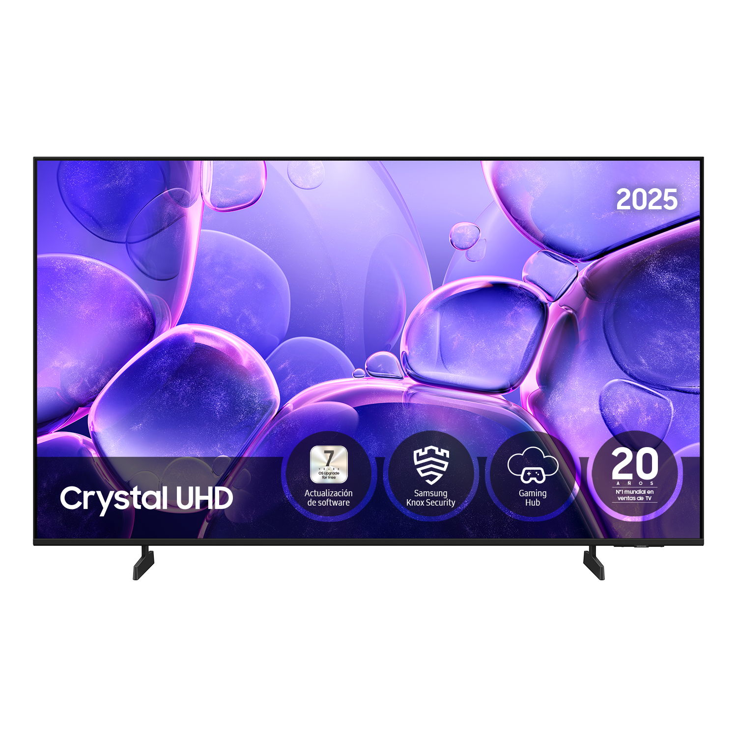 TV 55" Crystal UHD U8005F 4K Samsung Smart TV 2025 Negro