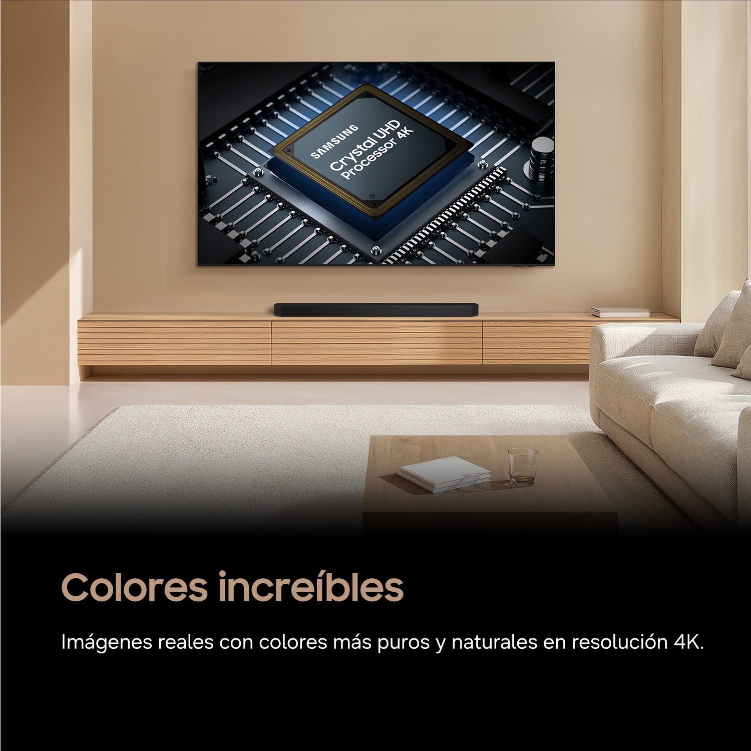 TV 65" Crystal UHD U8075H 4K Samsung Vision AI Smart TV (2026) Titanium Gray