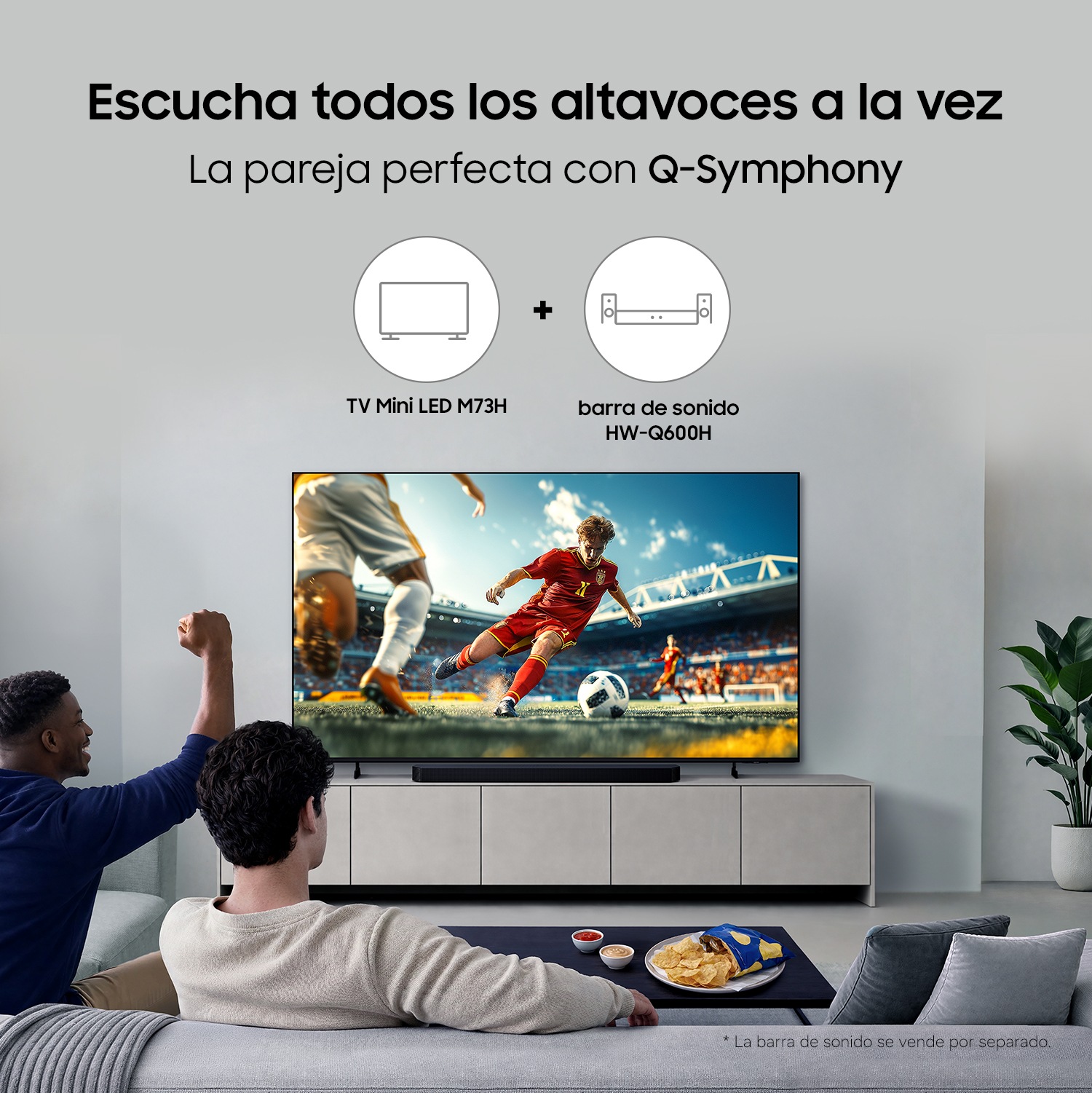 75'' inch Mini LED M70H 4K Samsung Vision AI Smart TV 2026 Titanium Black