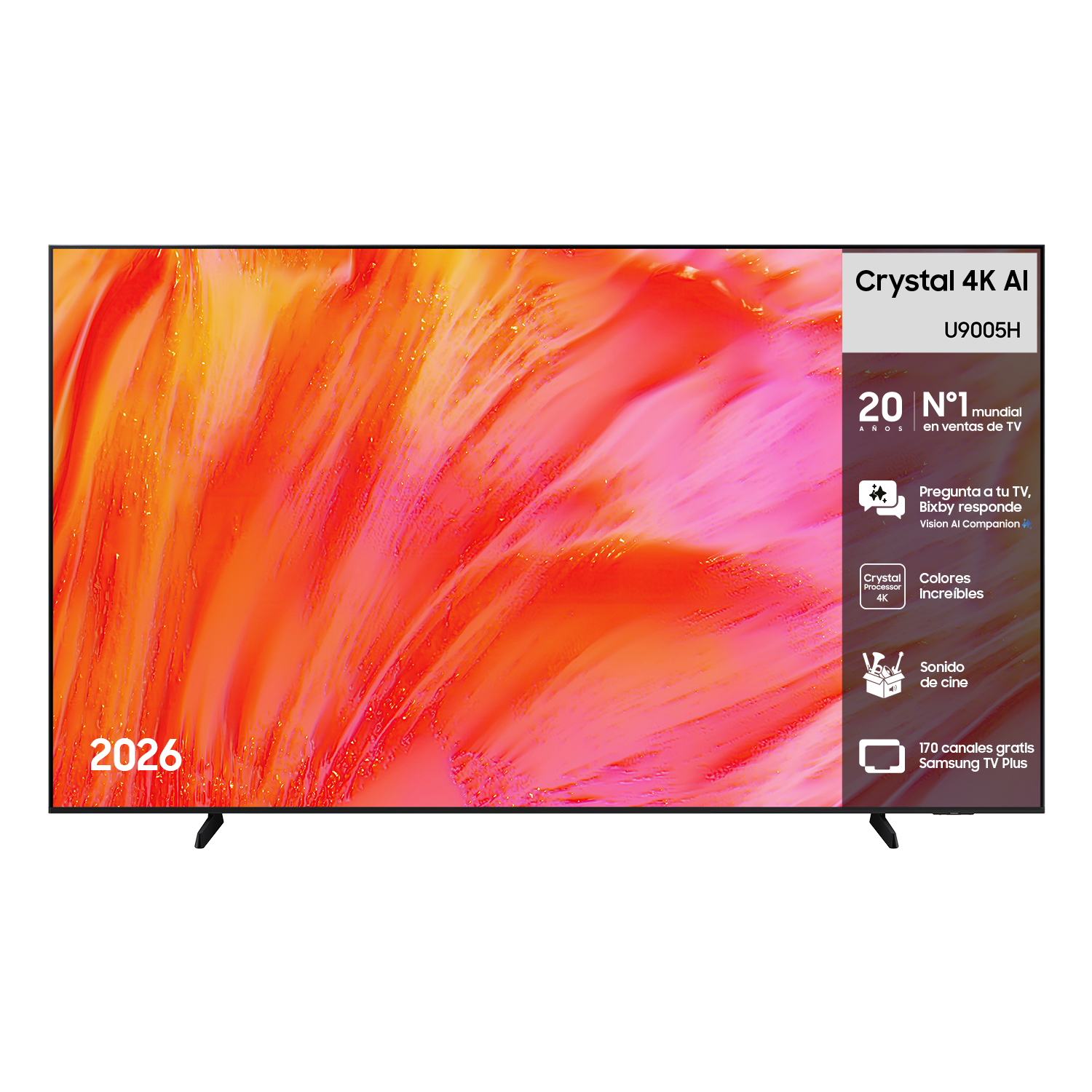 TV 98" Crystal 4K AI U9005H Samsung Vision AI Smart TV (2026)