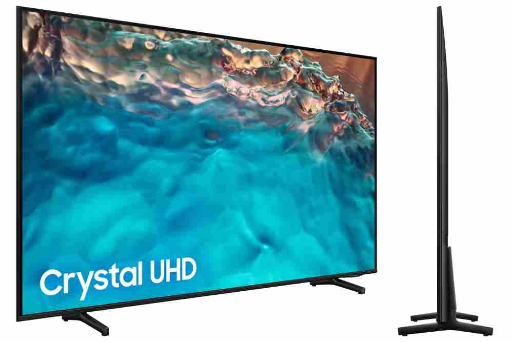 Samsung Crystal UHD 2022 65AU7095 - Smart TV de 65, 4K, HDR 10, Procesador  4K, Q-Symphony, Sonido Inteligente y Compatible con Alexa : :  Electrónica