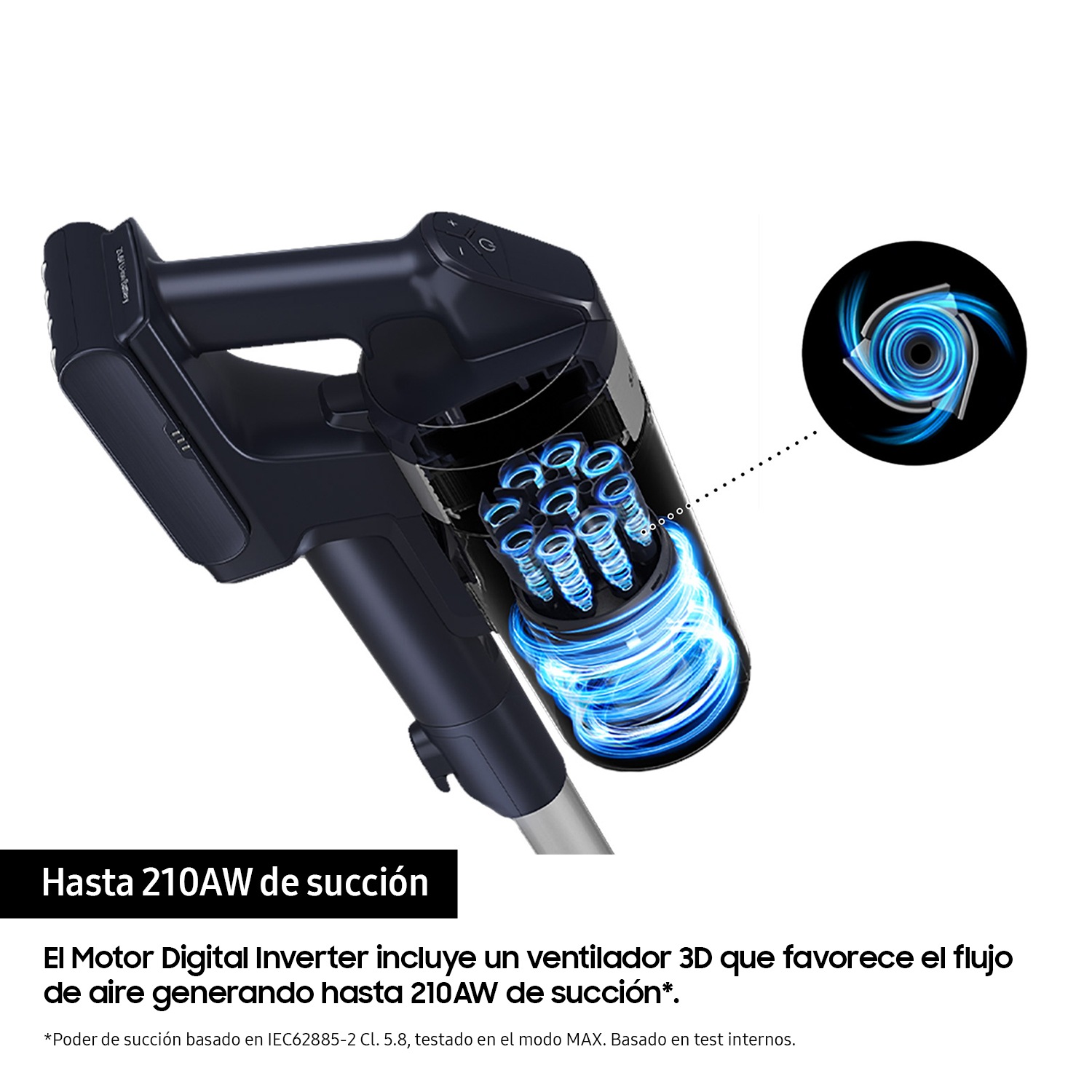 Aspiradora sin Cable Jet 85 Pet 210AW Cepillo Mascotas+ VS20C8522TN/WA Green
