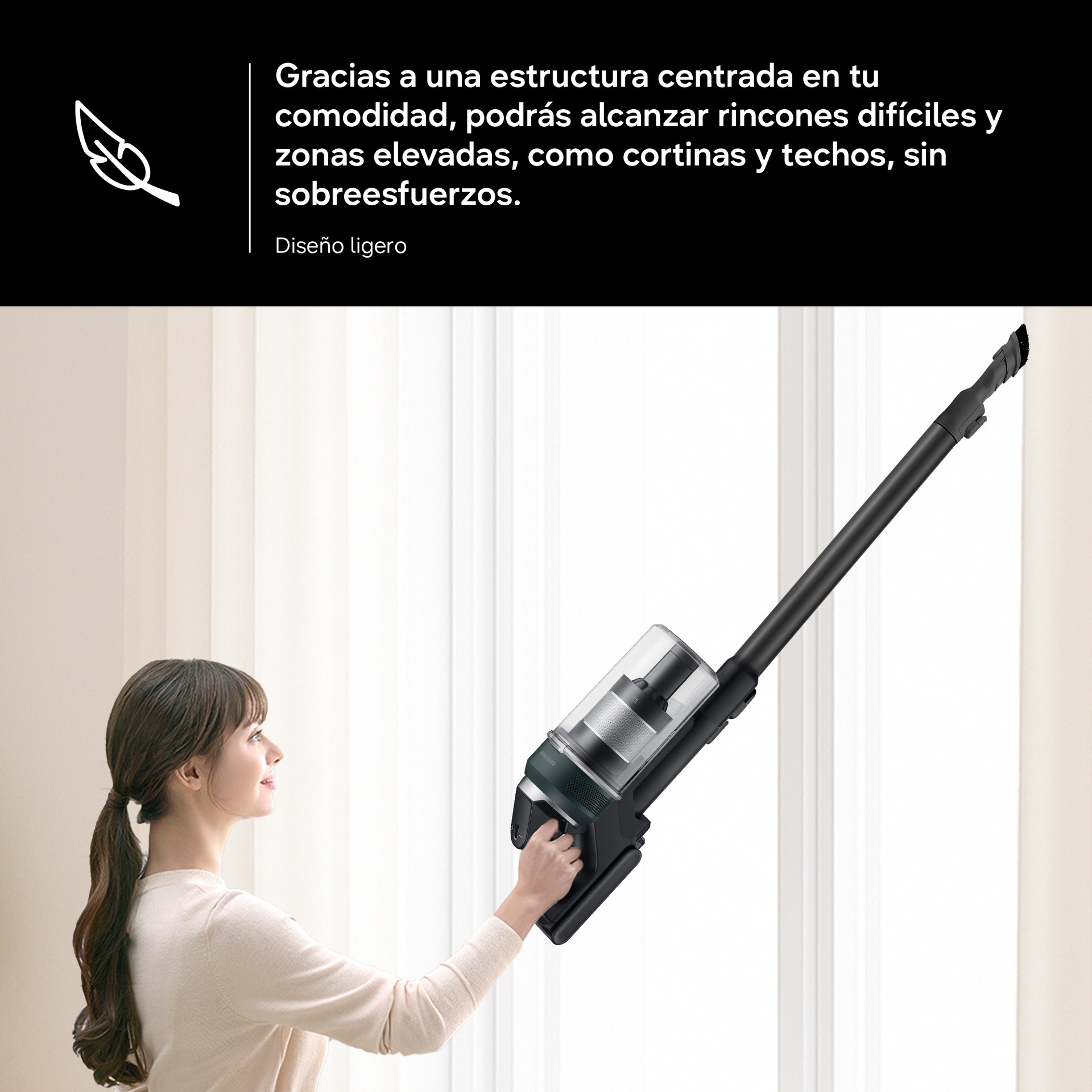 Aspiradora sin cable Jet 85S Complete 250AW Sistema de Filtración HEPA VS70H25WFT/WA ​ ​ Verde