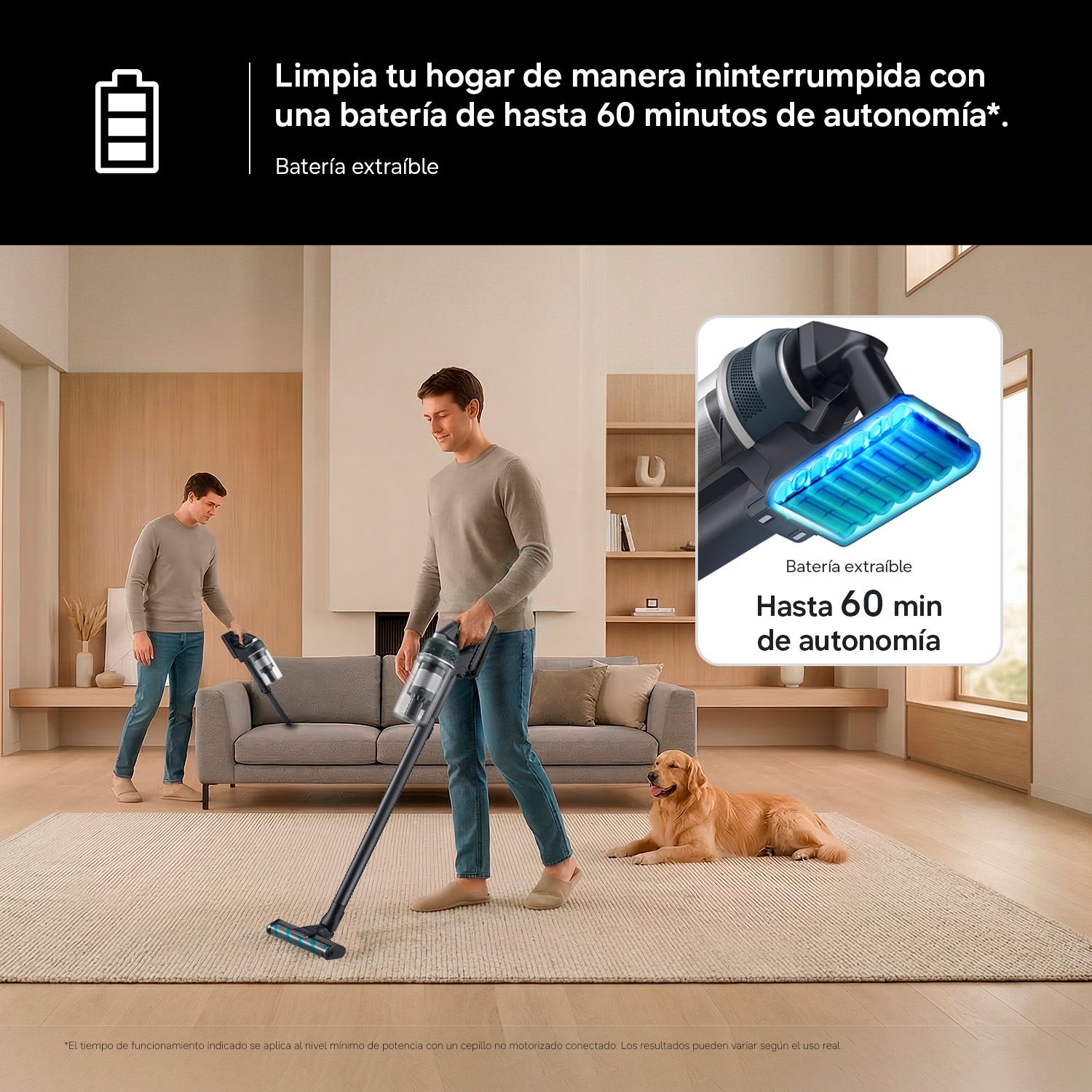 Aspiradora sin cable Jet 85S Complete 250AW Sistema de Filtración HEPA VS70H25WFT/WA ​ ​ Verde