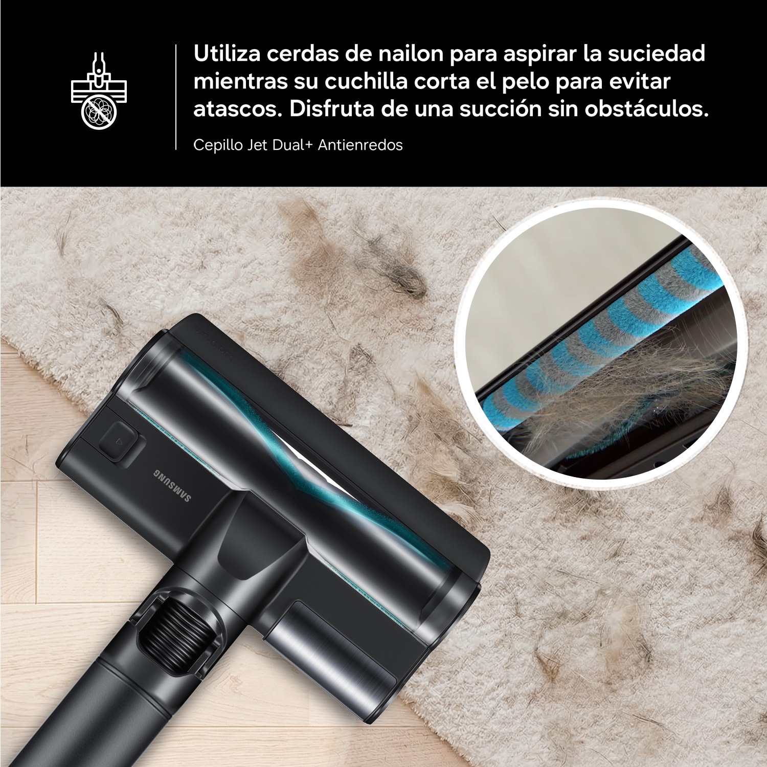 Aspiradora sin cable Jet 85S Complete 250AW Sistema de Filtración HEPA VS70H25WFT/WA ​ ​ Verde