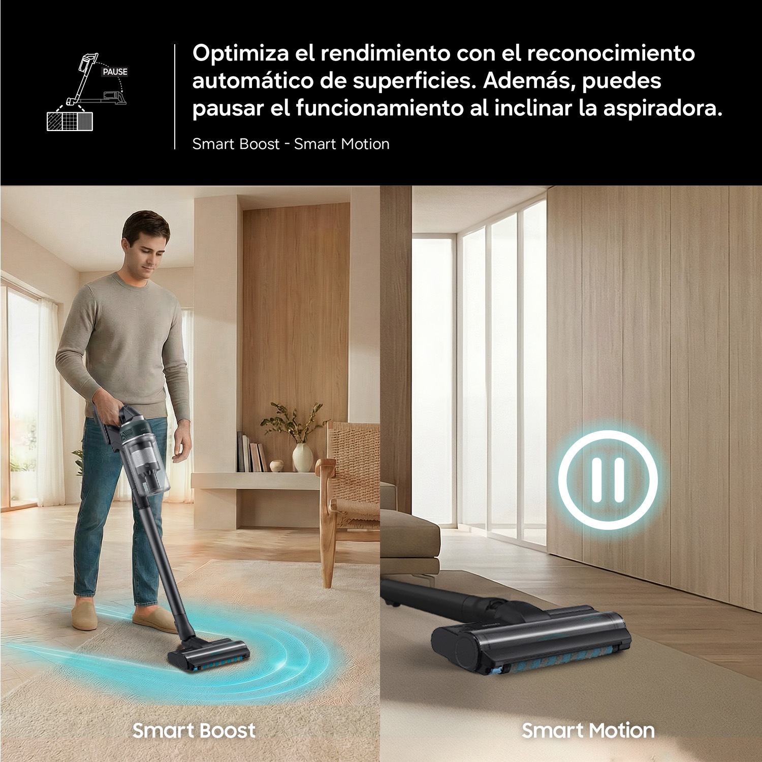 Aspiradora sin cable Jet 95S Pet 280AW Sistema de Filtración HEPA VS70H28GLT/WA ​ ​ Verde