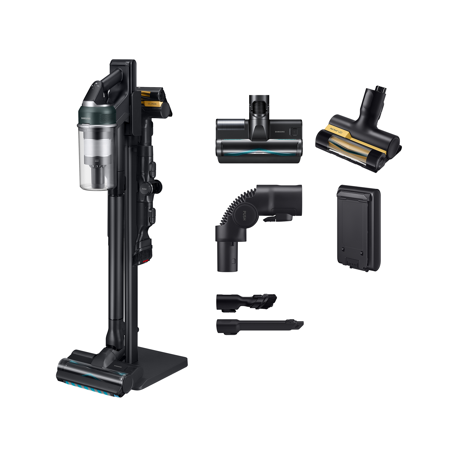 Aspiradora sin cable Jet 95S Pet 280AW Sistema de Filtración HEPA VS70H28GLT/WA ​ ​ Verde