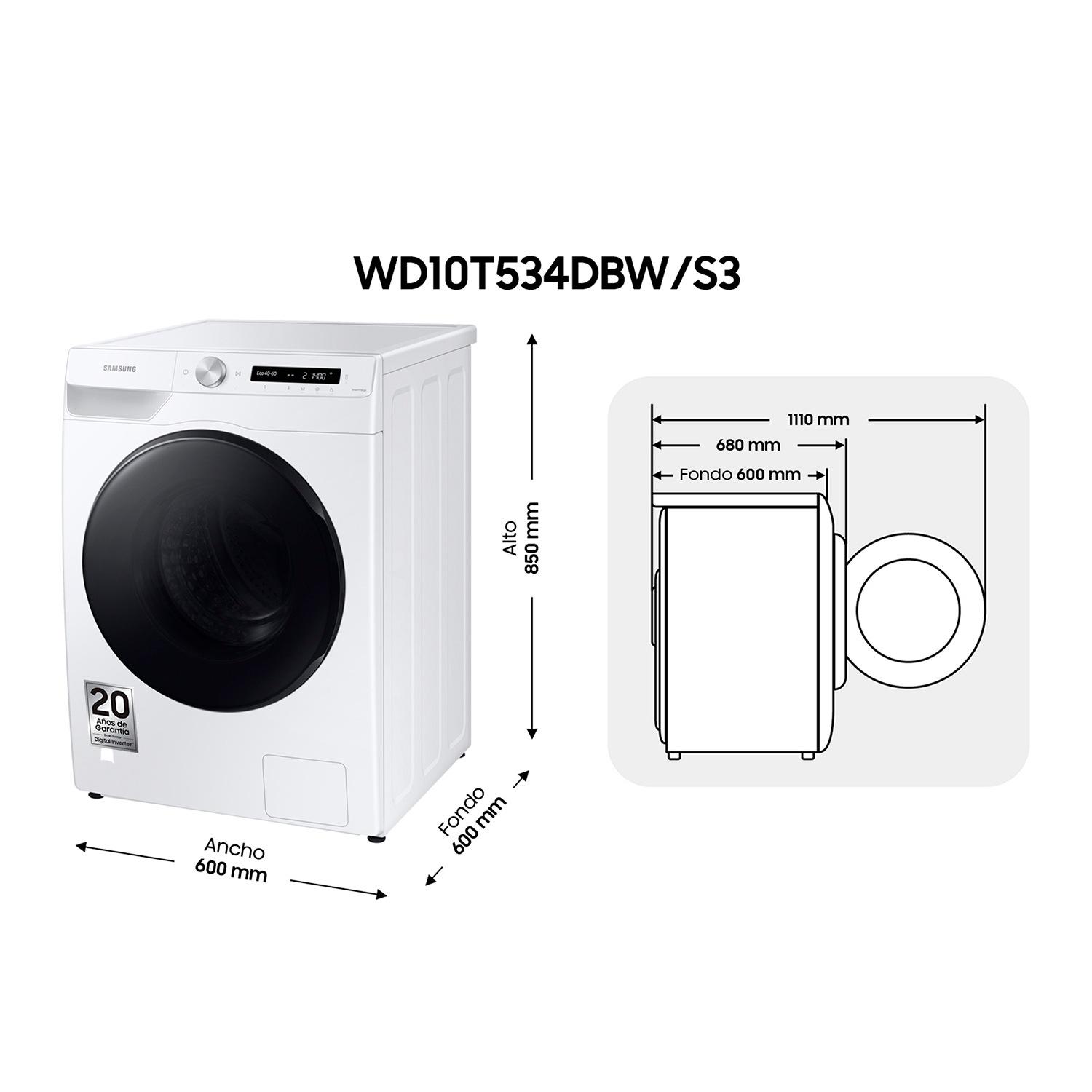 WD10T534DBW/S3 
