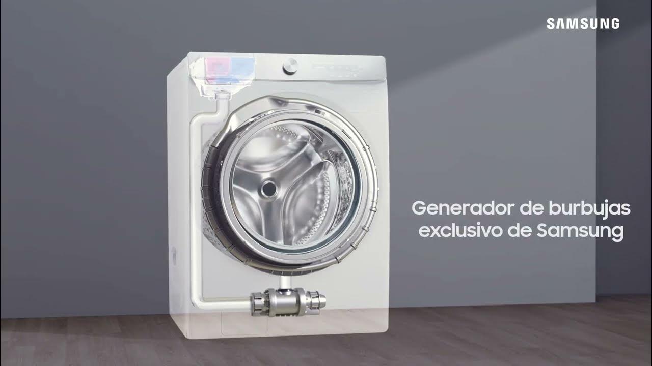 Generador de burbujas exclusivo de Samsung