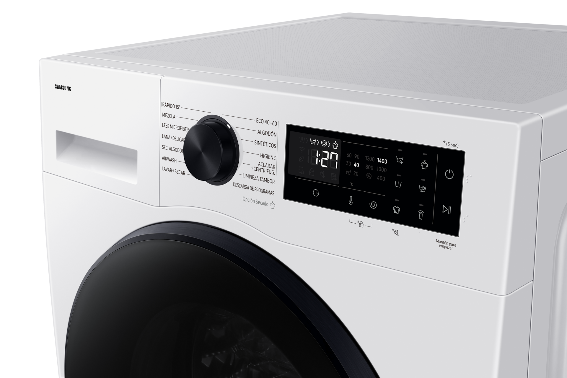 Lavasecadora 11kg/6kg AI EcoBubble™ Clase D/A Blanca WD11DG5B15BEEC Panel-Control White 