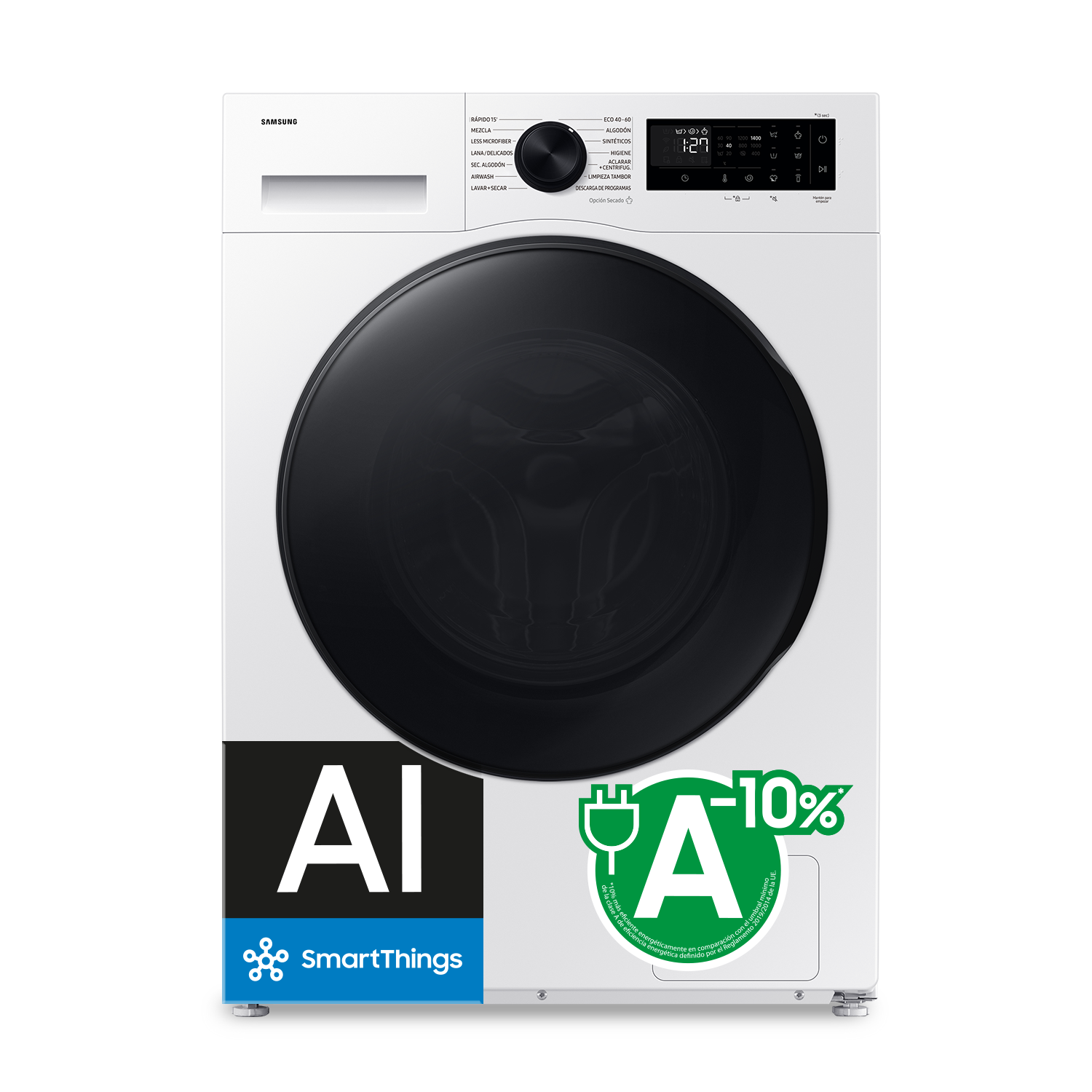Lavasecadora 11kg/6kg AI EcoBubble™ Clase D/A Blanca WD11DG5B15BEEC