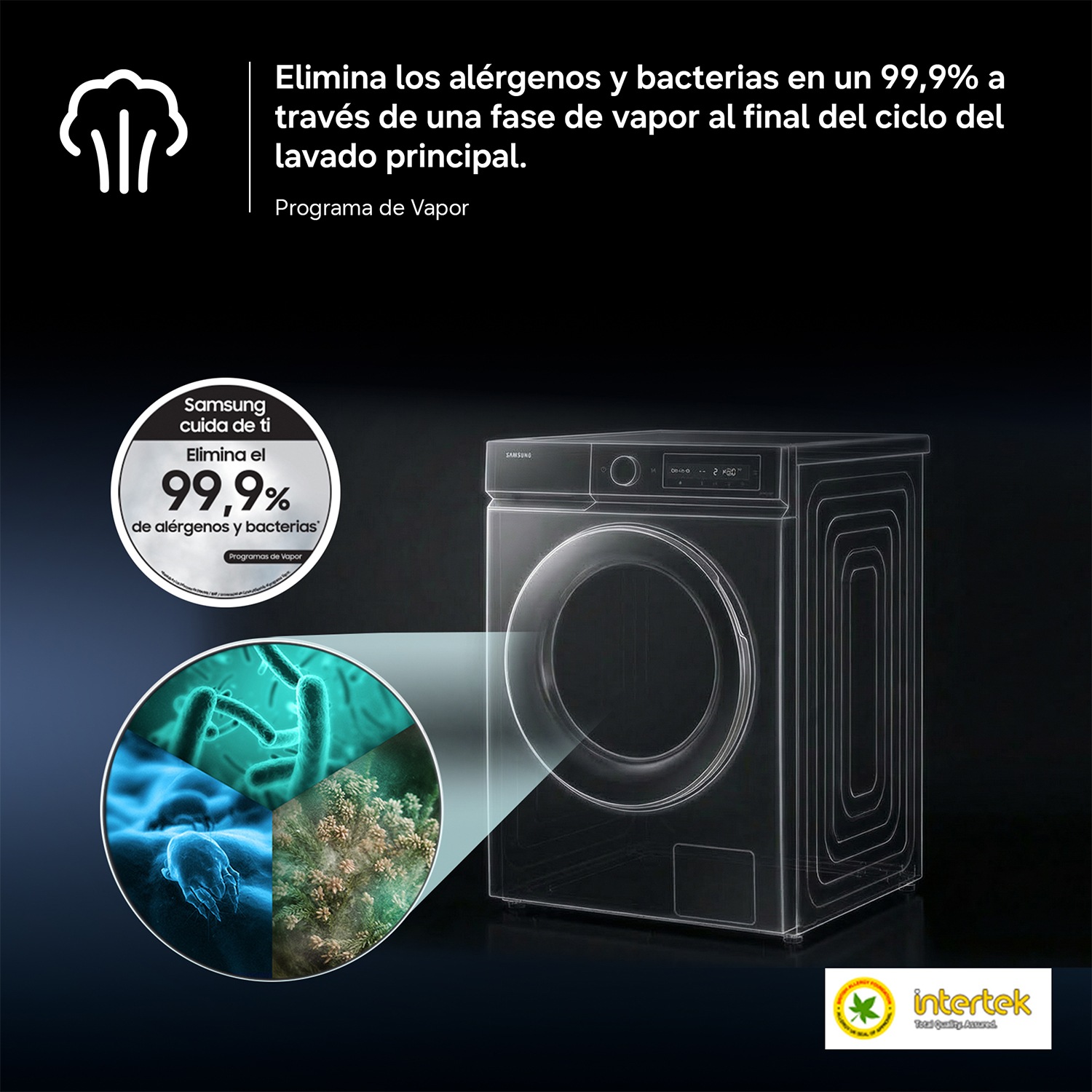 Lavasecadora 11kg/6kg AI EcoBubble™ Clase D/A Blanca WD11DG5B15BEEC
