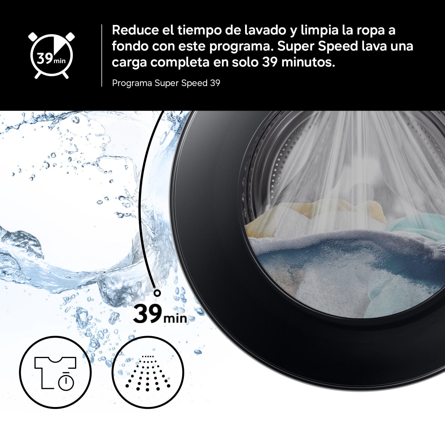 Lavadora Secadora 18kg/11kg Bespoke AI Laundry Combo™ Clase A Grafito WD18DB8995BZT2 ‎ ‎ ‎ Grafito