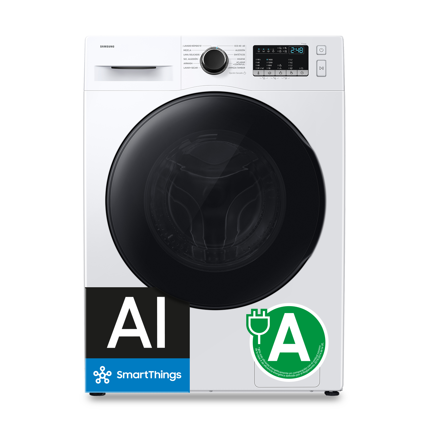 Lavasecadora 8Kg/6Kg Motor Digital Inverter Clase E/A Blanca WD80HG4U04BEEC ​‍‌ ​‍‌ + ​‍‌