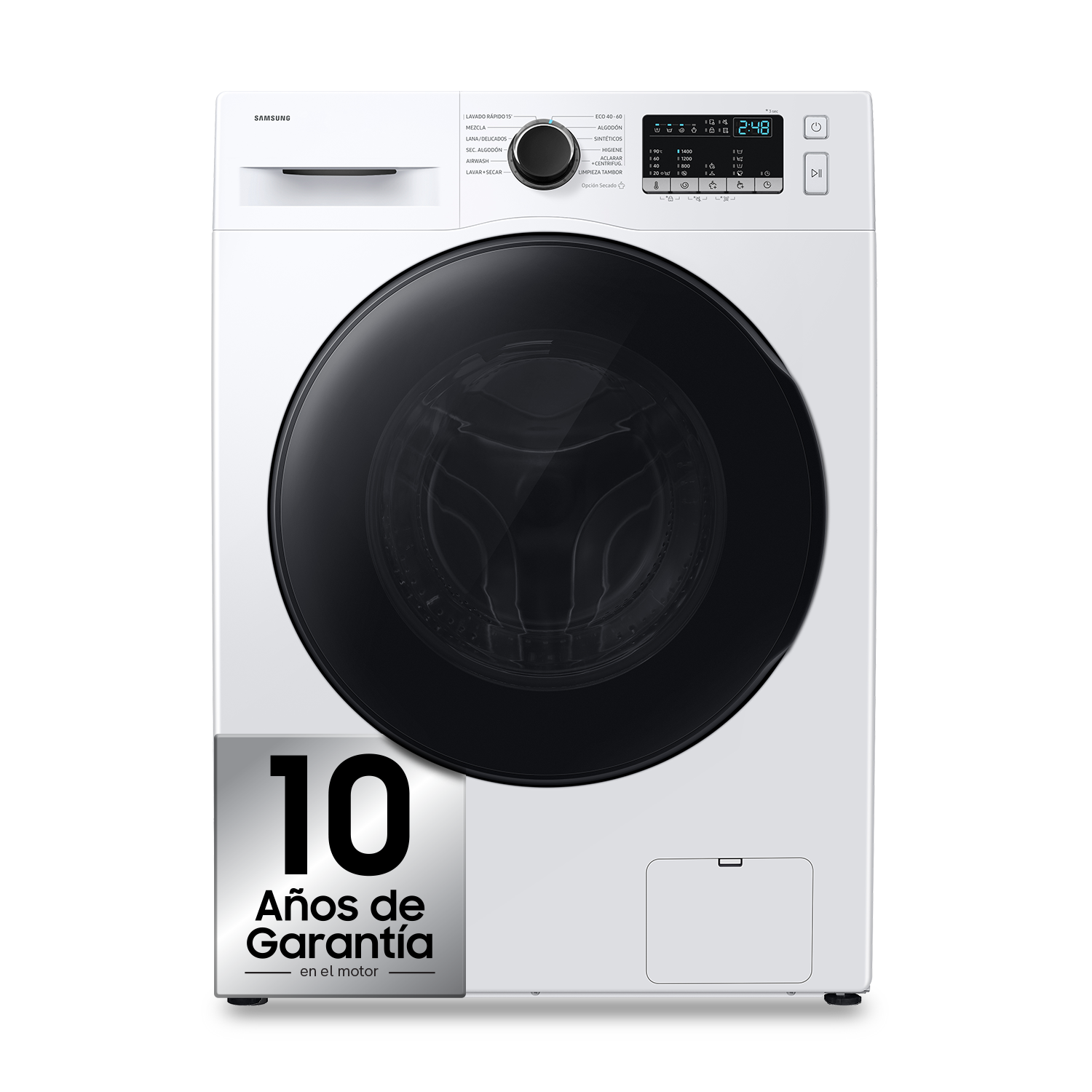 Lavasecadora 8Kg/6Kg Motor Digital Inverter Clase E/A Blanca WD80HG4U04BEEC ﻿​‍‌ ﻿​‍‌ + ﻿​‍‌ Blanco