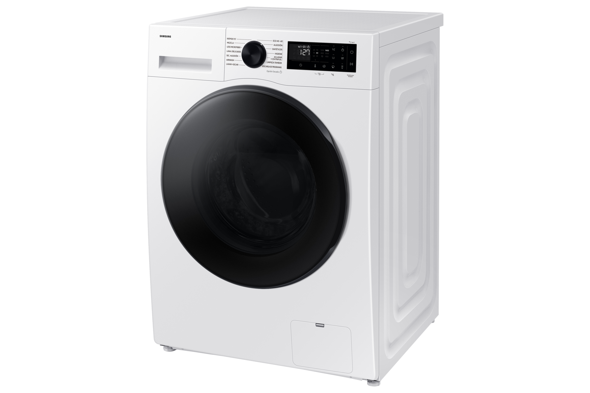 Lavasecadora 9kg/6kg AI EcoBubble™ Clase D/A Blanca WD90DG5B15BEEC R-Perspective White 