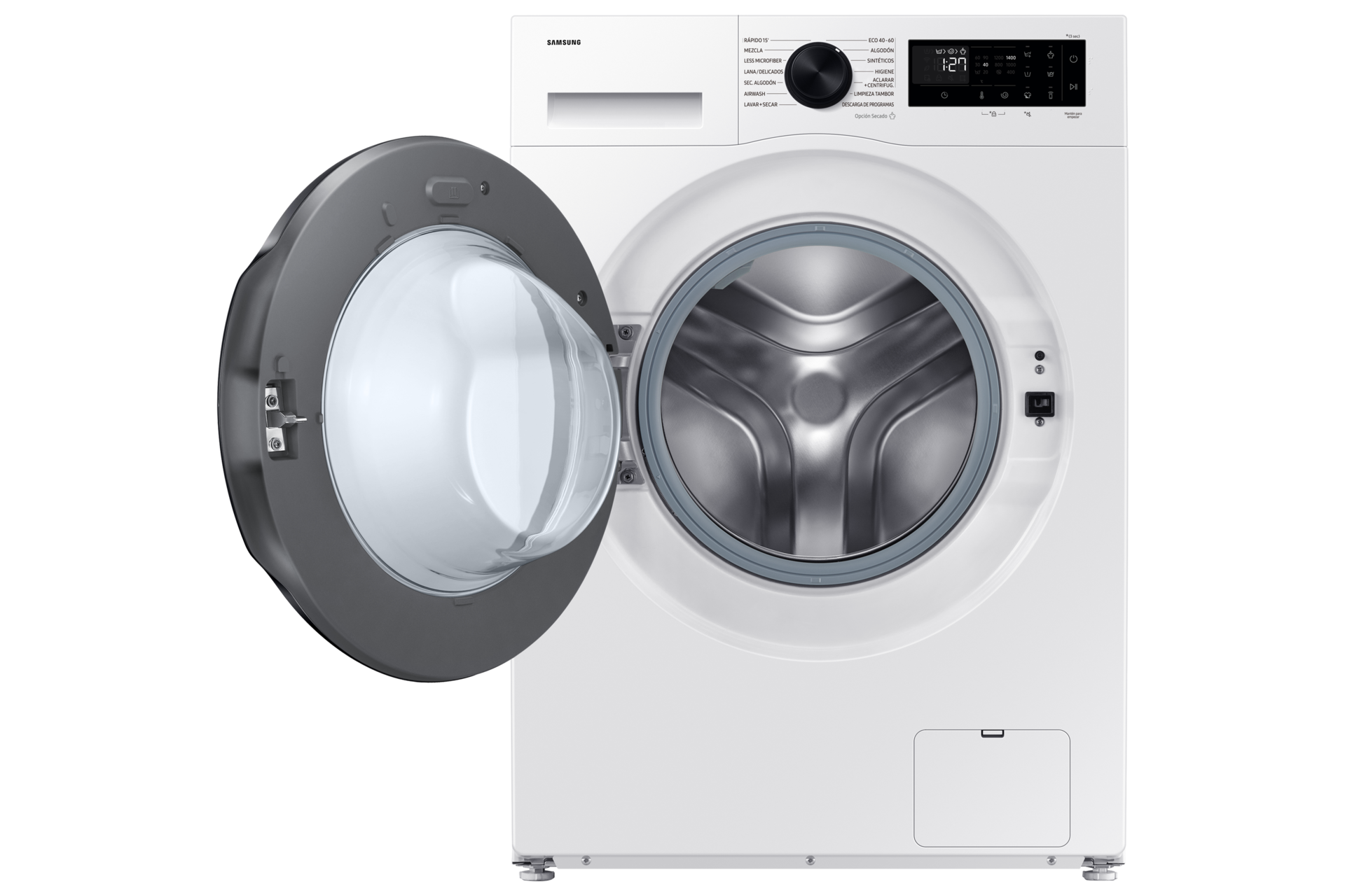 Lavasecadora 9kg/6kg AI EcoBubble™ Clase D/A Blanca WD90DG5B15BEEC Front-Open White 