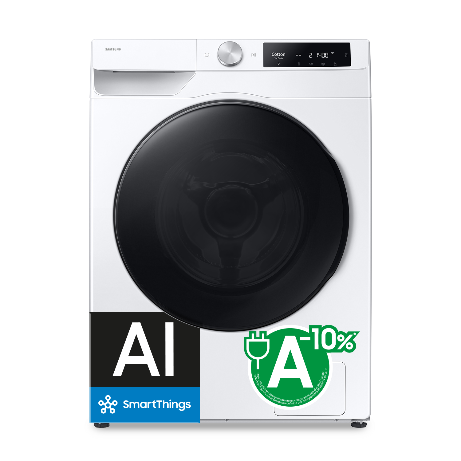 Lavasecadora 9kg/6kg Autodosificación Clase D/A Blanca WD90DG6B85BEU3 Blanco