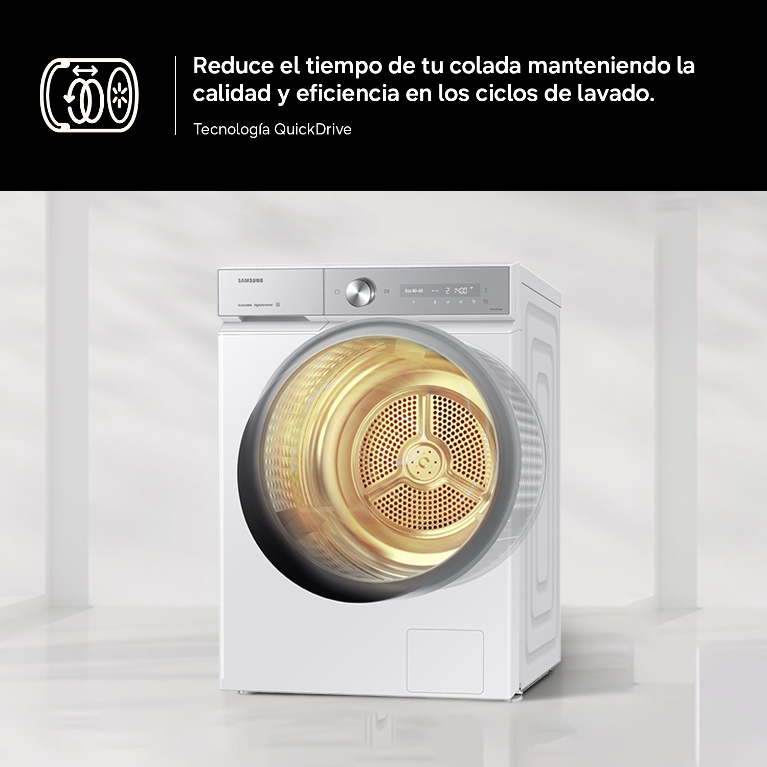 Lavadora Bespoke AI 9Kg Autodosificación Clase A Grafito WF90F09C4SU3 𝅸 ‎ Grafito