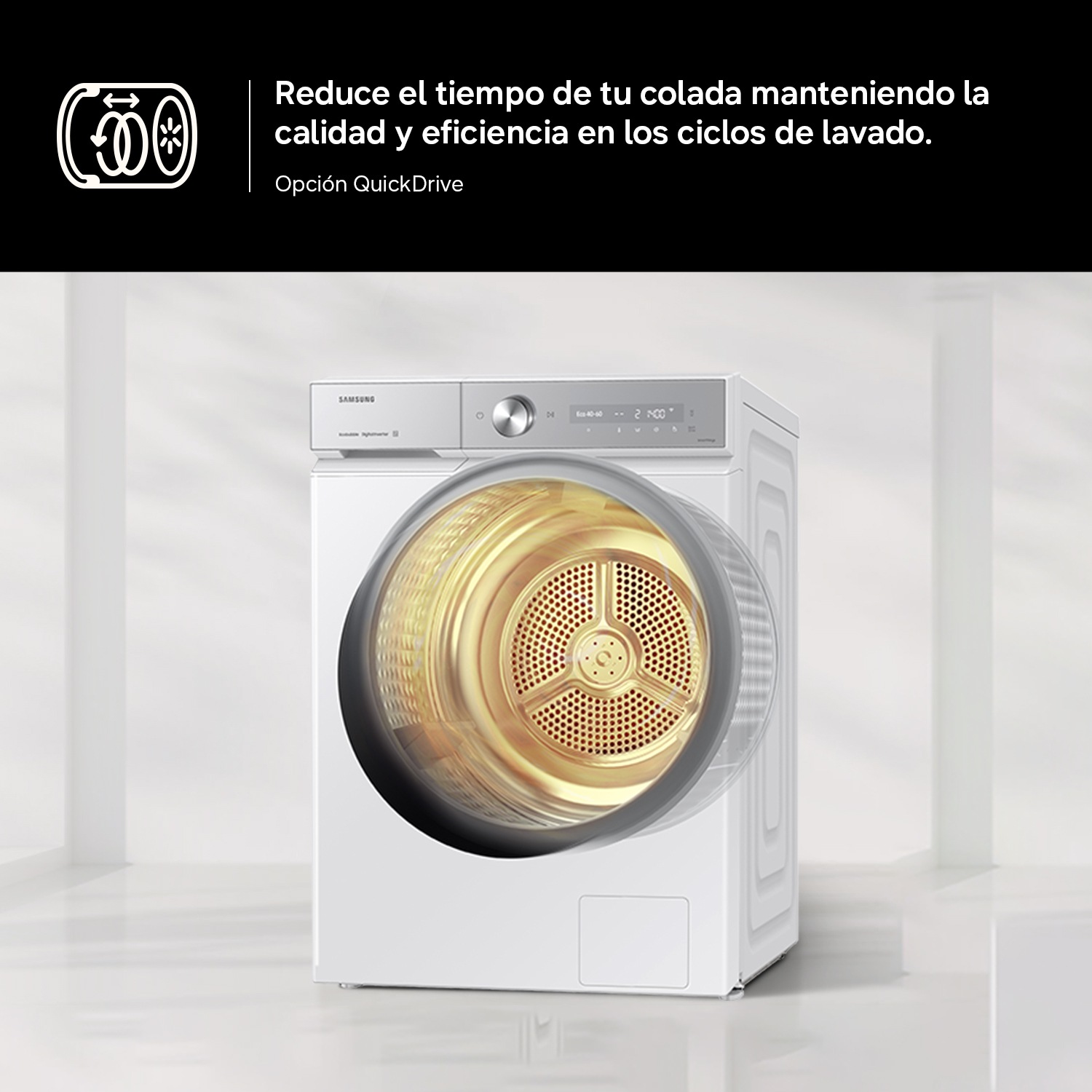 Lavadora Bespoke AI 9Kg Autodosificación Clase A Grafito WF90H09C4ST2 Gray