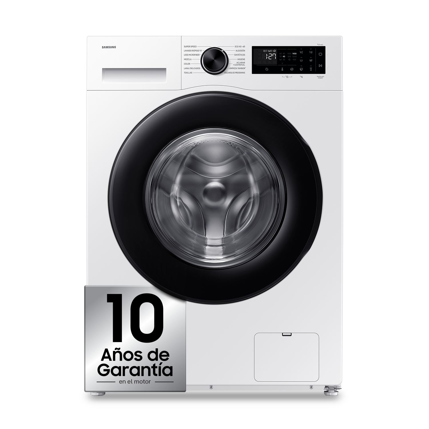 Lavadora AI 10Kg AI EcoBubble™ Clase A Blanca WW10FG5U34AEEC Blanco