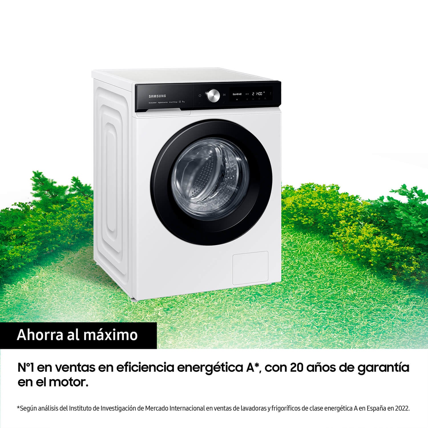 Las nuevas lavadoras y secadoras Bespoke de Samsung apuestan por algoritmos  de IA para ahorrar luz, detergente y agua
