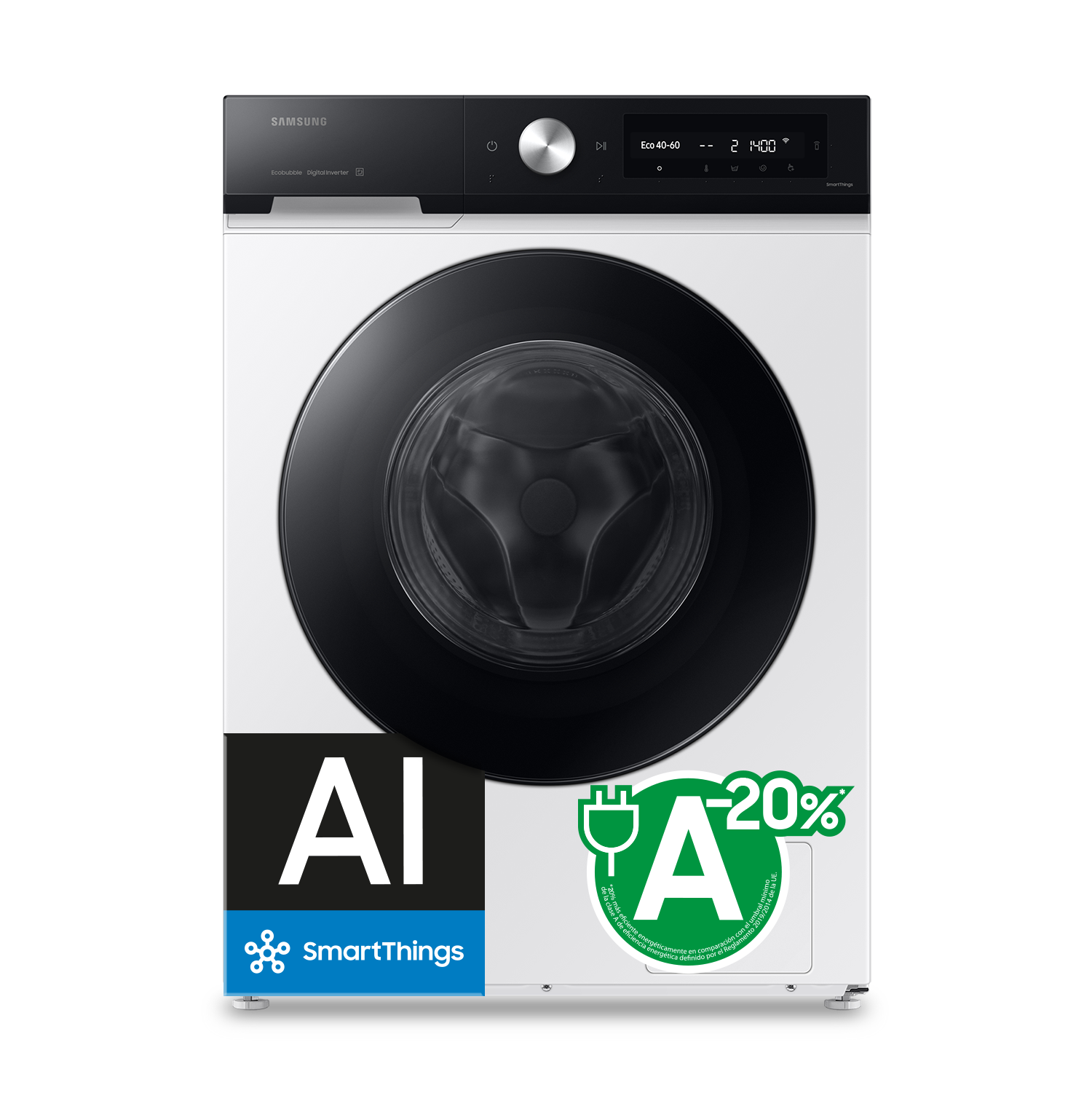 Lavadora Bespoke AI 11Kg Autodosificación Clase A Blanca WW11DB7B94GEU3 Blanco