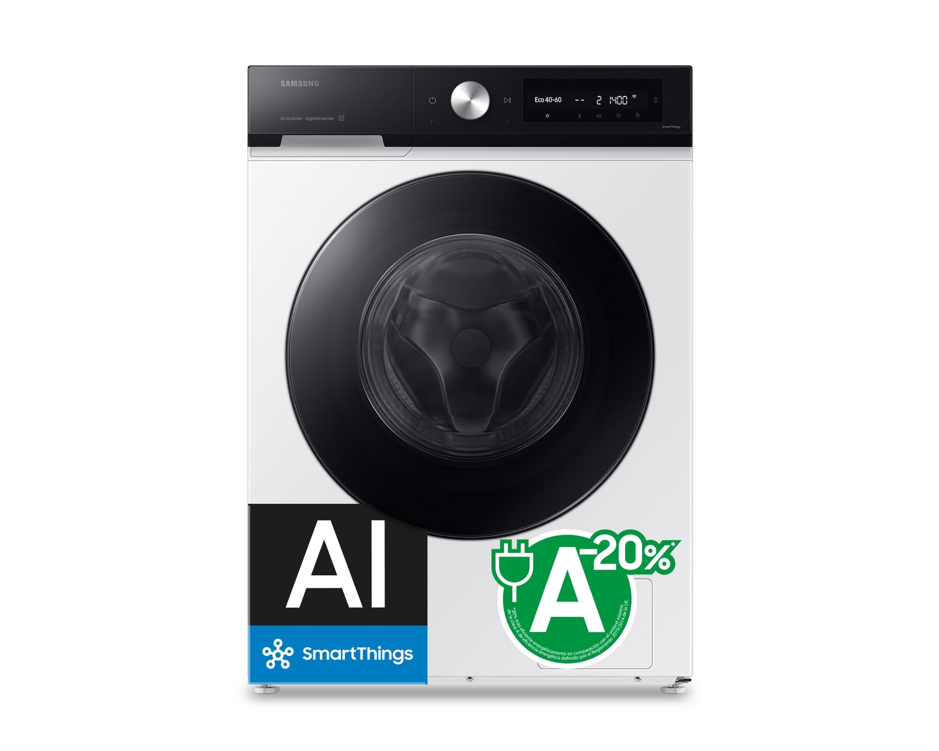 Lavadora Bespoke AI 11Kg Autodosificación Clase A Blanca WW11DB7B94GEU3 Blanco