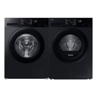 Lavadora 11kg Negra AI EcoBubble™, Clasificación Energética A WW11DG5B25ABEC Front-Pair Black 