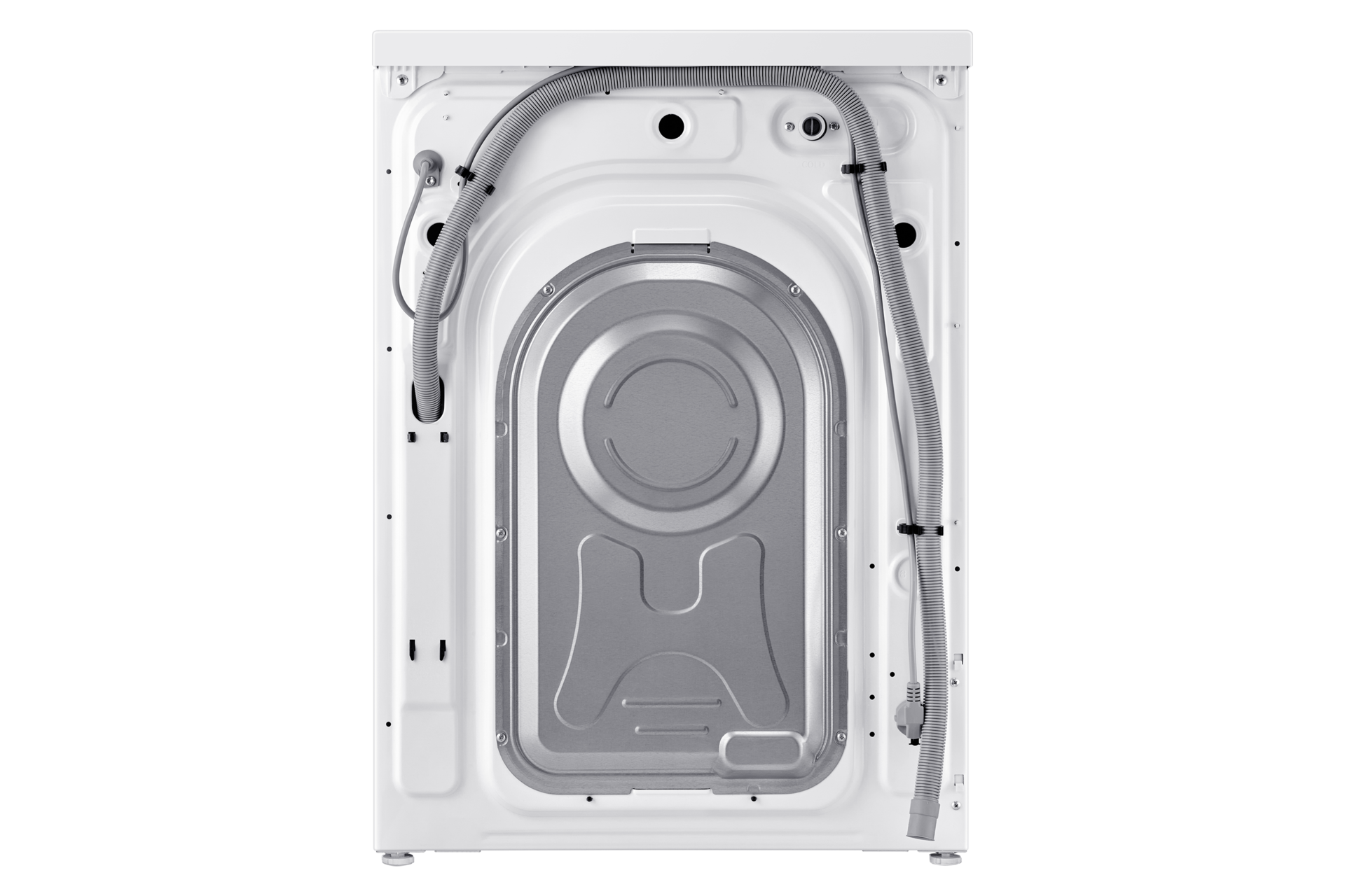 Lavadora 11kg Spacemax™ Clase A Blanca WW11DG5B25AEEC ‎ ‎ Back White 