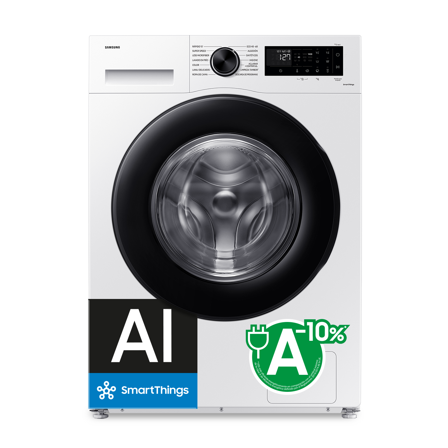 Lavadora 11kg Spacemax™ Clase A Blanca WW11DG5B25AEEC ‎ ‎