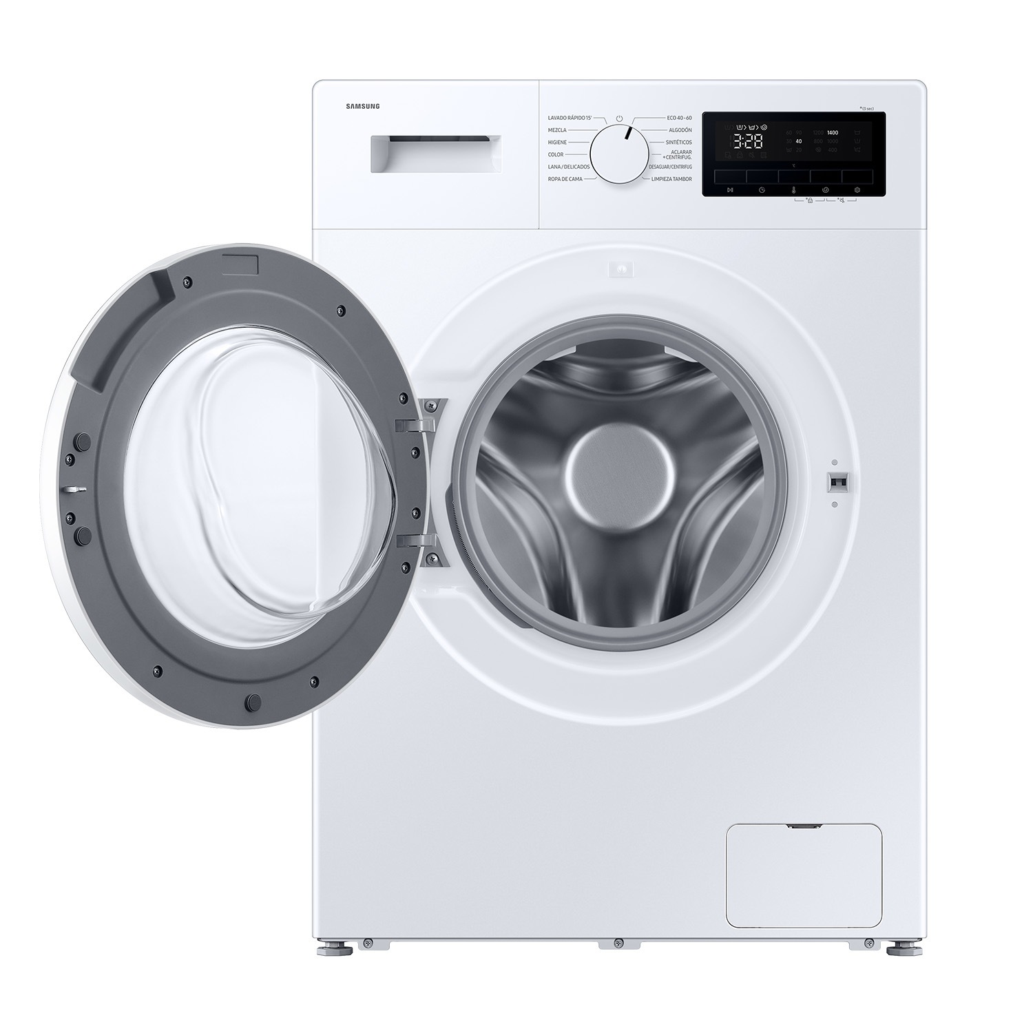 Lavadora con fondo reducido 7kg Motor Digital Inverter Clase A Blanca WW70FG3M05TWEC Blanco