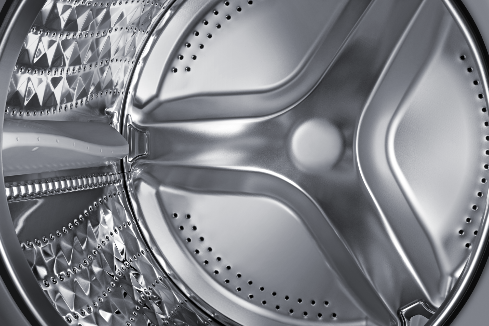 Lavadora de carga frontal Ecobubble™ Negra 8Kg Detail-Drum Black 