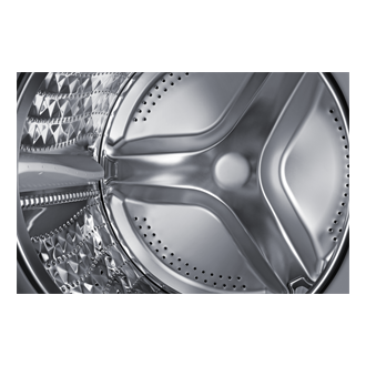 Lavadora de carga frontal Ecobubble™ Negra 8Kg Detail-Drum Black 