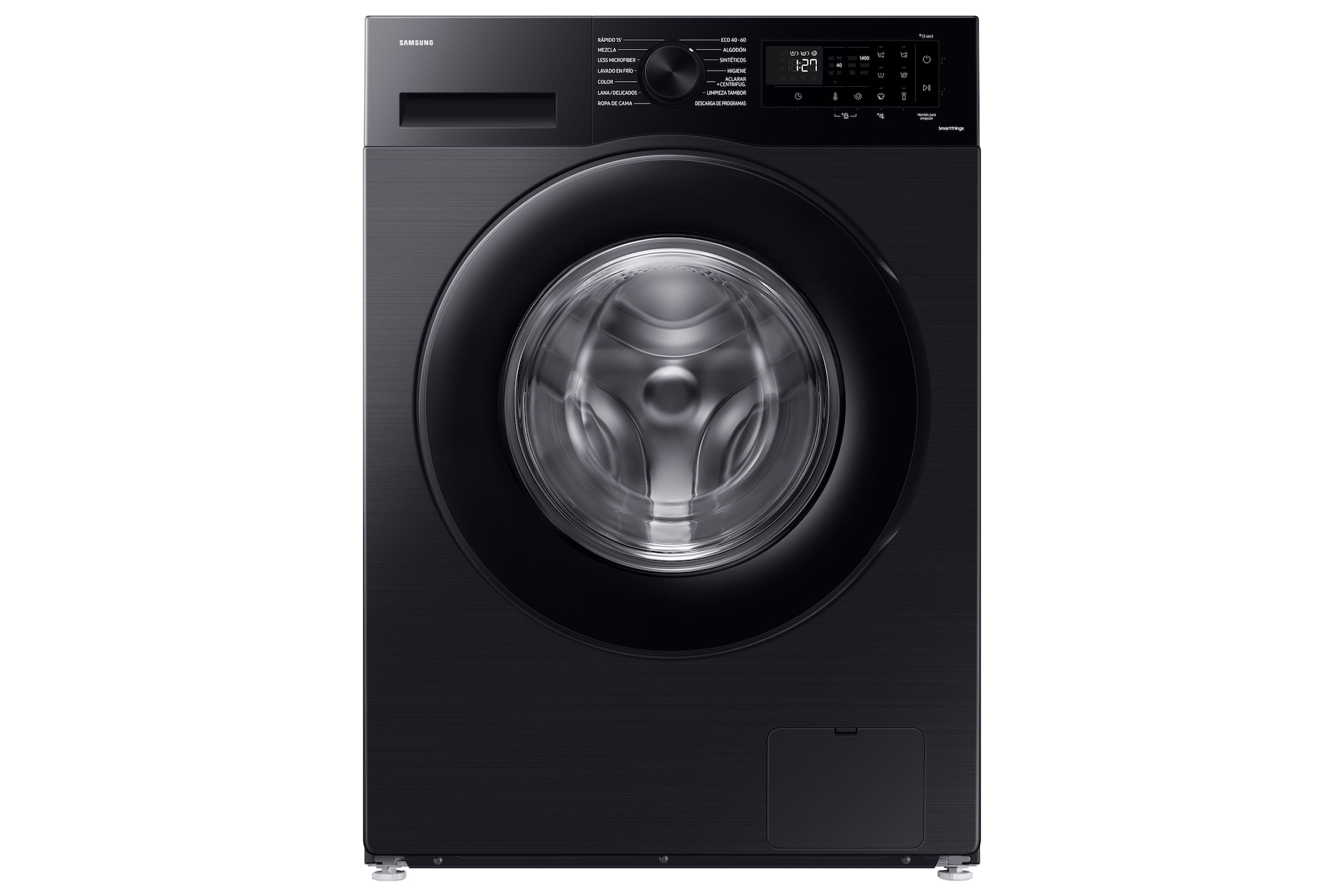 Lavadora de carga frontal Ecobubble™ Negra 8Kg Negro