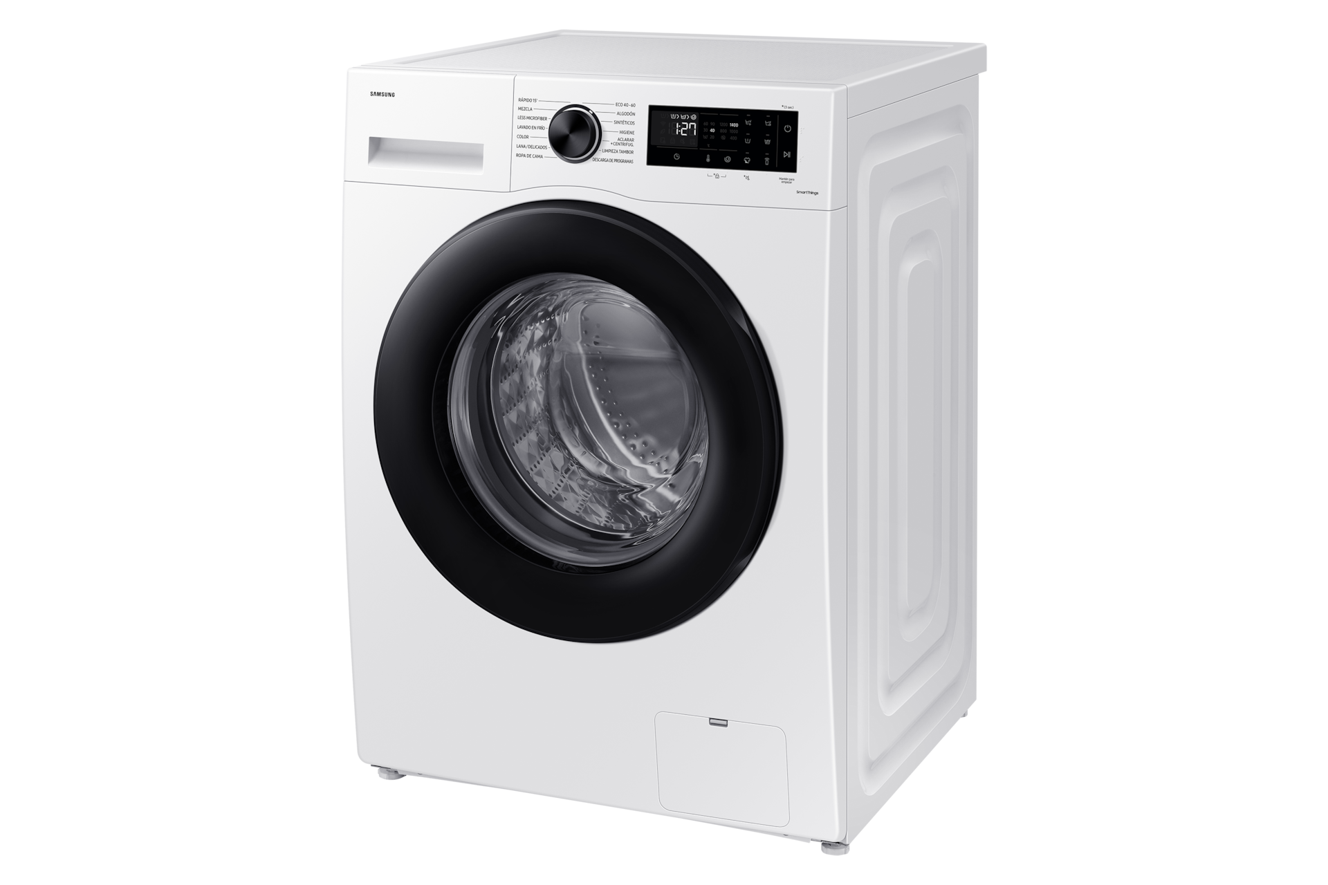 Lavadora de carga frontal Ecobubble™ Blanca 8Kg R-Perspective White 