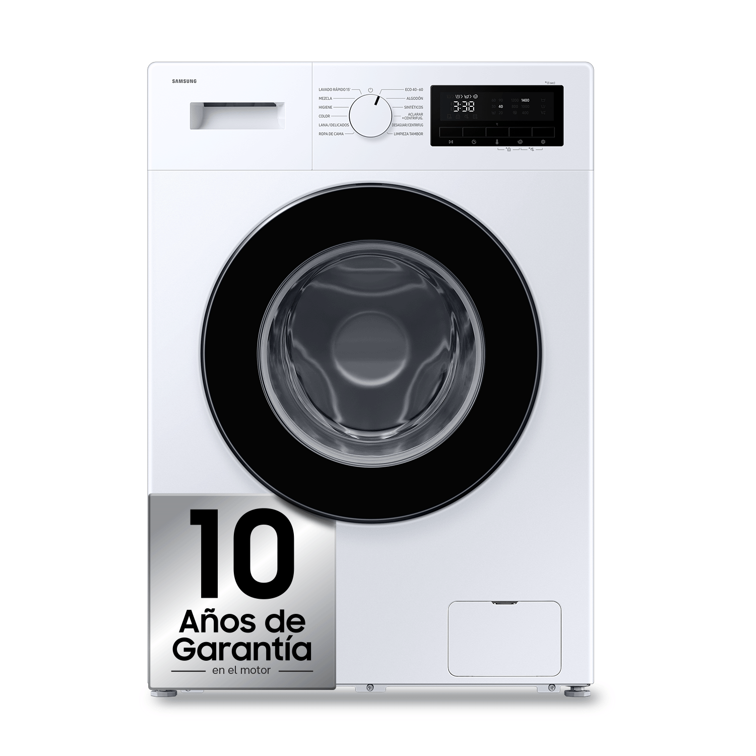 Lavadora 8kg Motor Digital Inverter Clase A Blanca WW80FG3M05AWEC Blanco