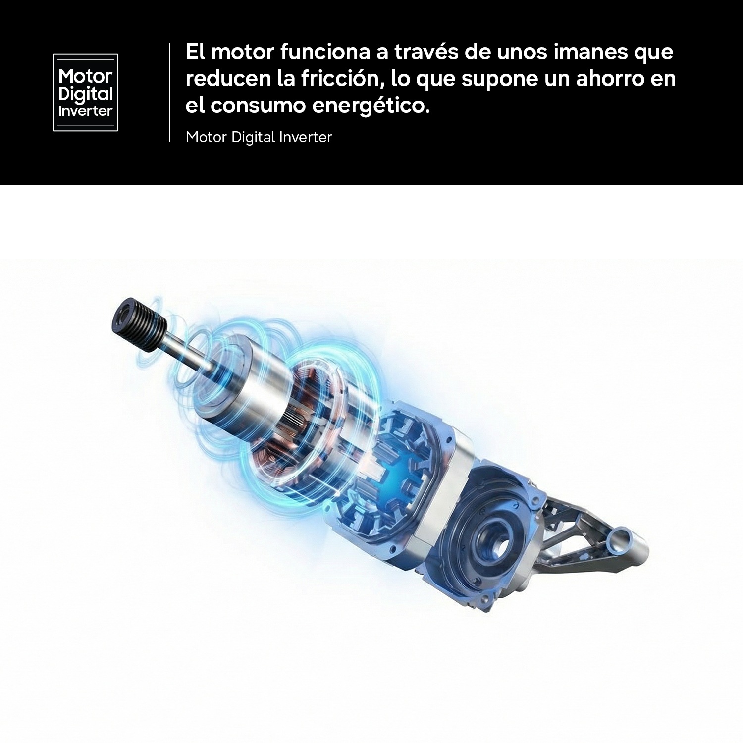 Lavadora 8kg Motor Digital Inverter Clase A Blanca WW80FG3M05AWEC Blanco