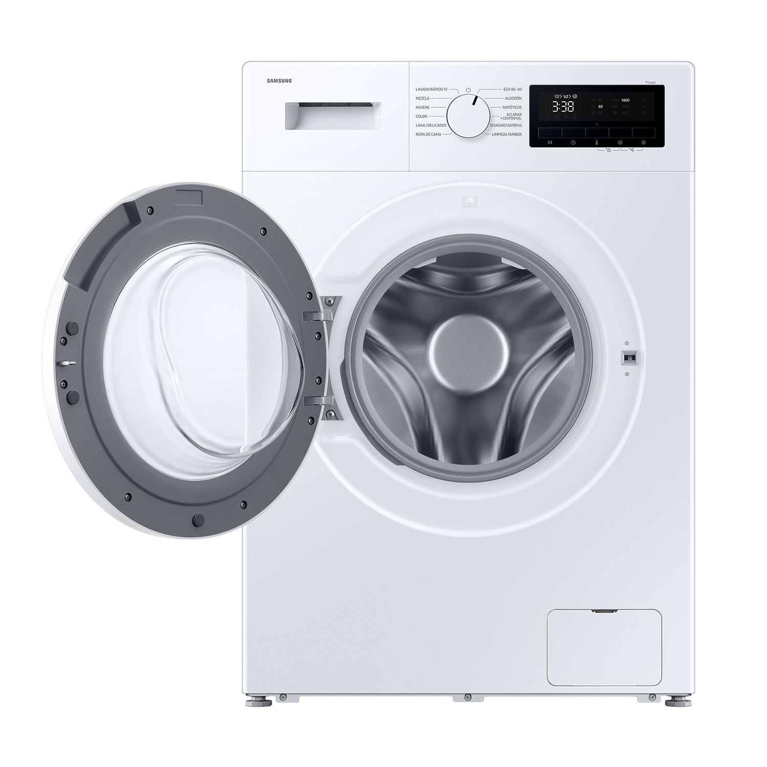Lavadora con fondo reducido 8kg Motor Digital Inverter Clase A Blanca WW80FG3M05TWEC Blanco