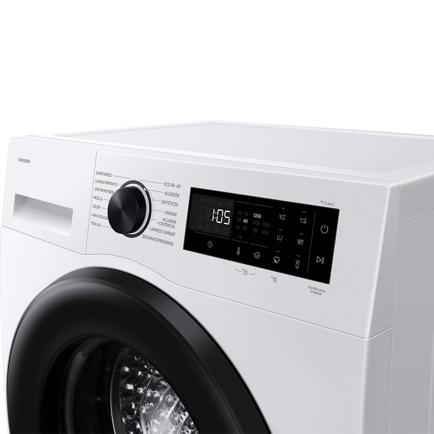Lavadora AI con fondo reducido 8kg AI EcoBubble™ Clase A Blanca WW80FG5L32AEEC Blanco